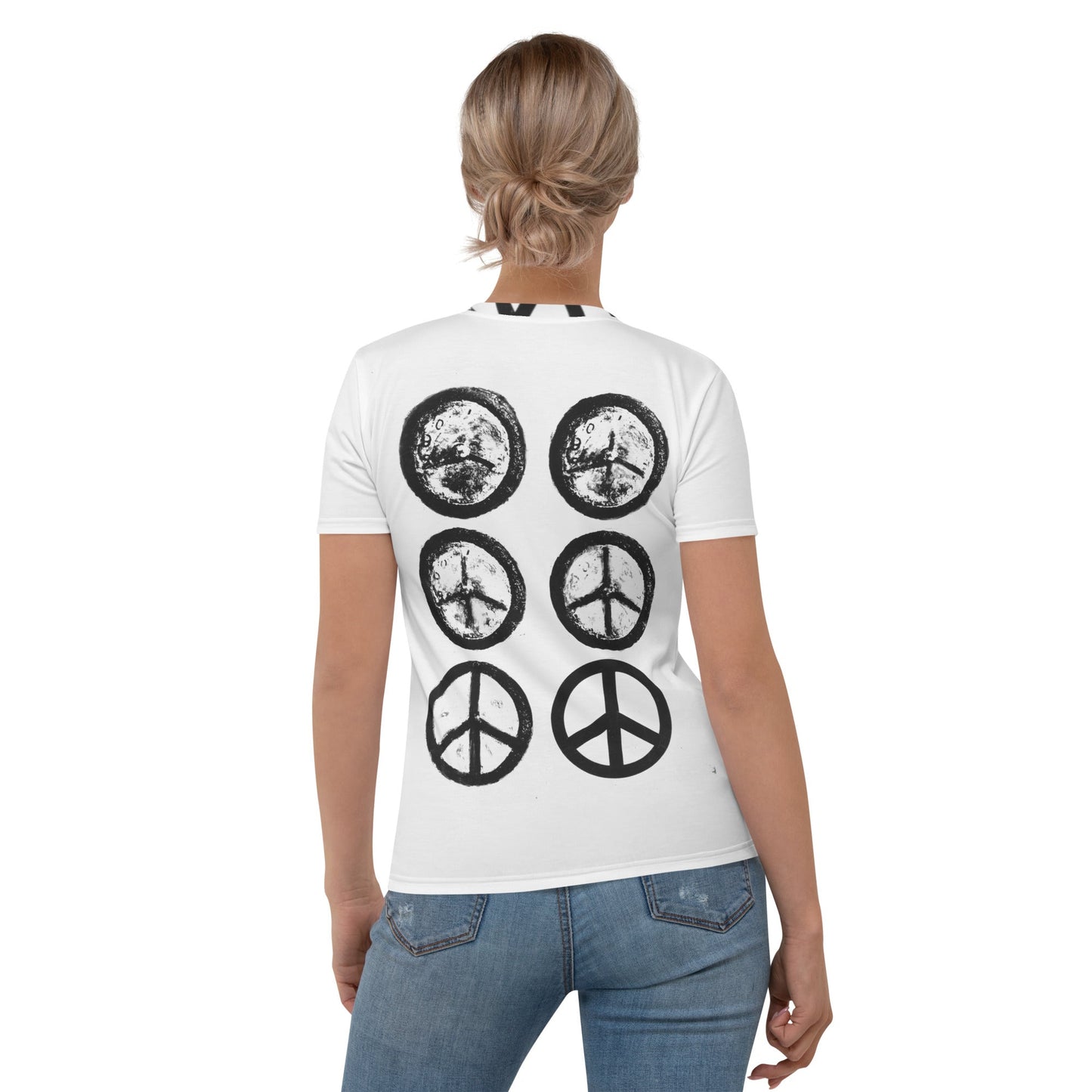 Hiroshima Clock - White All - Over Print Women's T-shirt - Propaganda Department