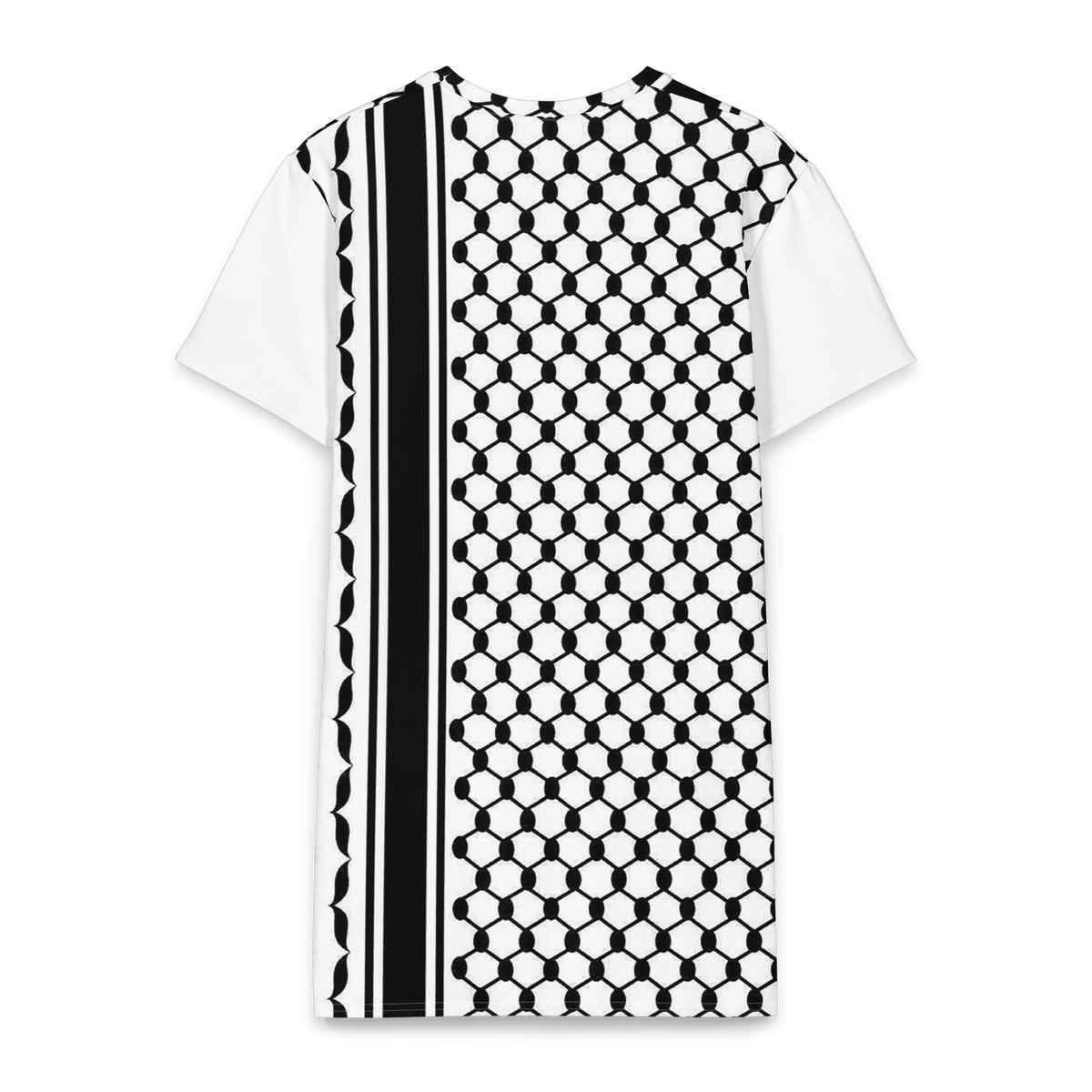 Keffiyeh - Cotton t-shirt dress - Propaganda Department