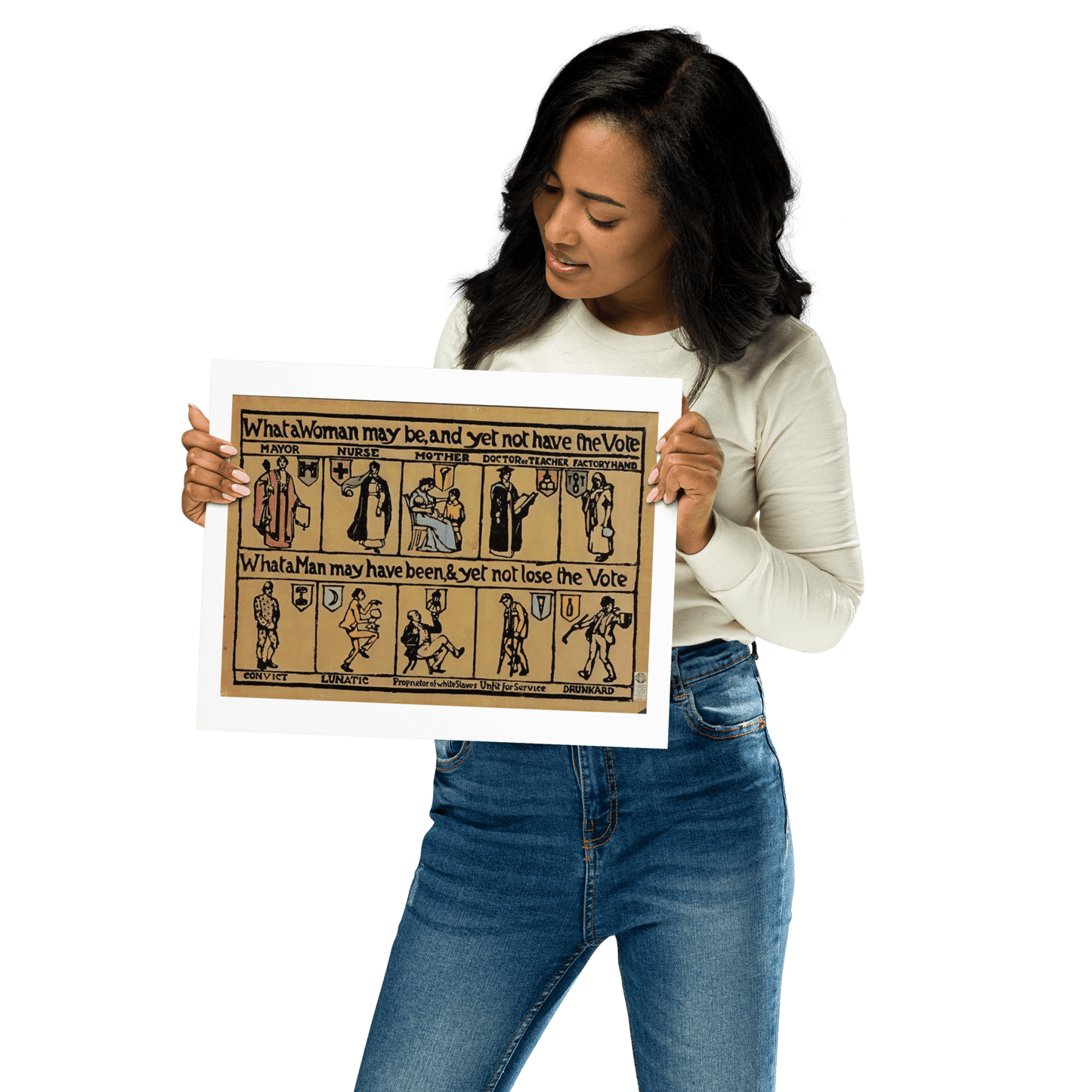What A Woman! Suffrage Atelier - Print - Propaganda Department