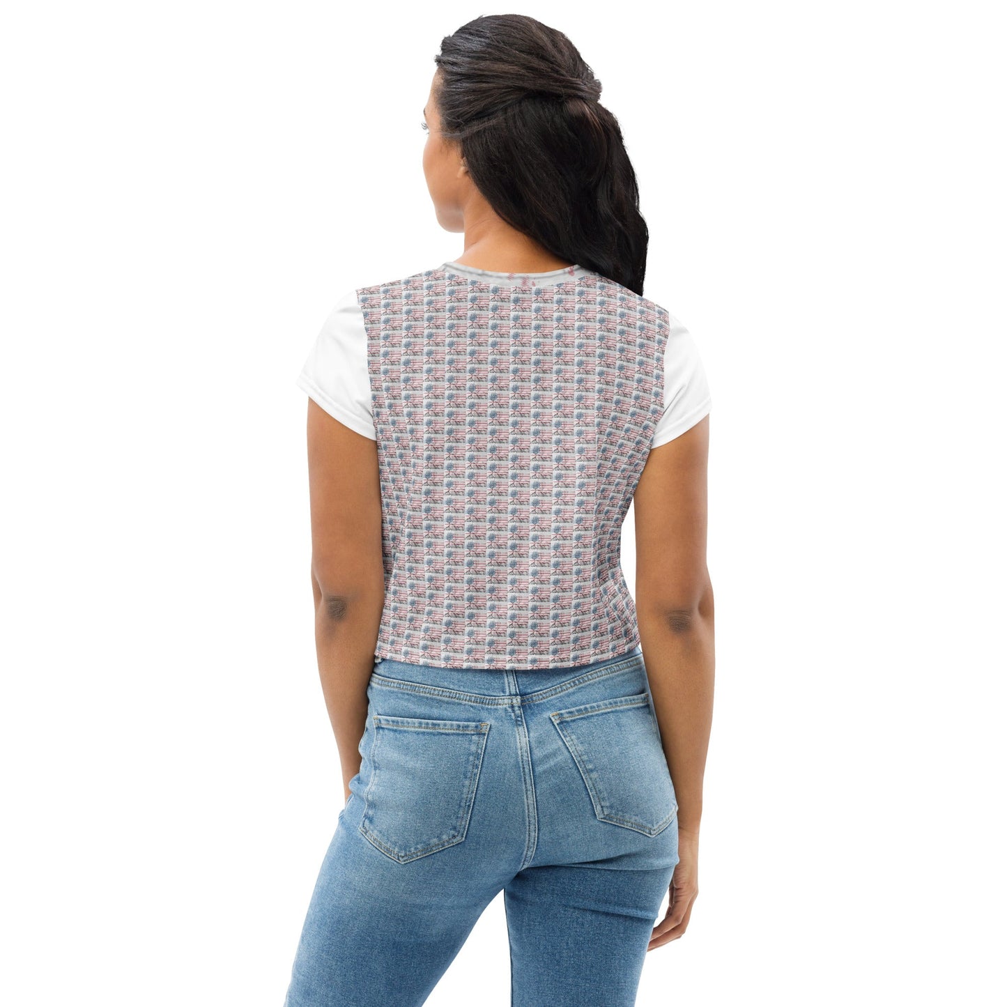 Angela Davis All - Over Print Crop T-Shirt - Propaganda Department