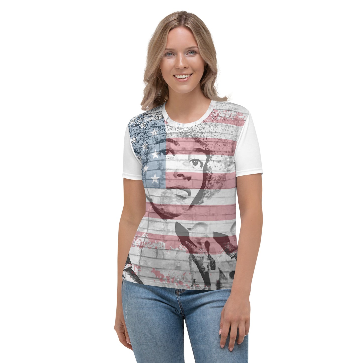 Angela Davis All - Over Print Women's T-shirt - Propaganda Department