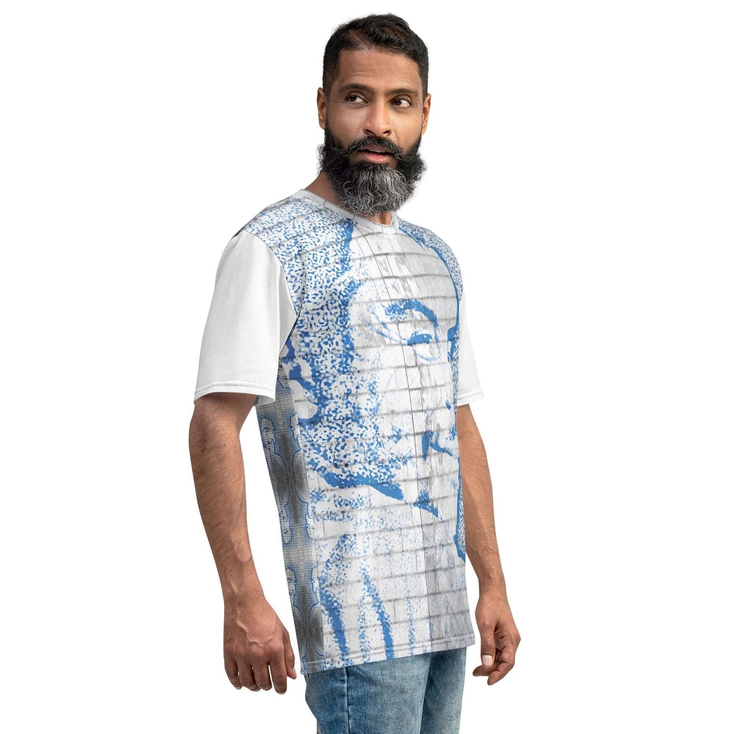 Che Guevara all-over print men's t-shirt, revolutionary icon portrait, Pen vs Sword