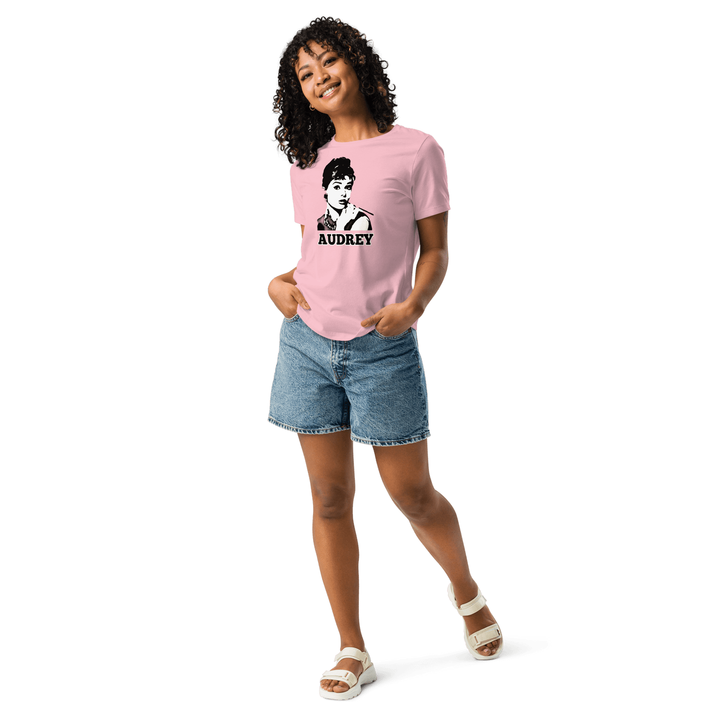 Audrey - Audrey Hepburn Women's Relaxed T-Shirt - Propaganda Department