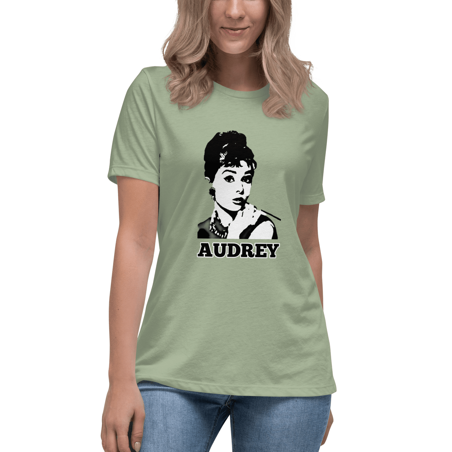 Audrey - Audrey Hepburn Women's Relaxed T-Shirt - Propaganda Department