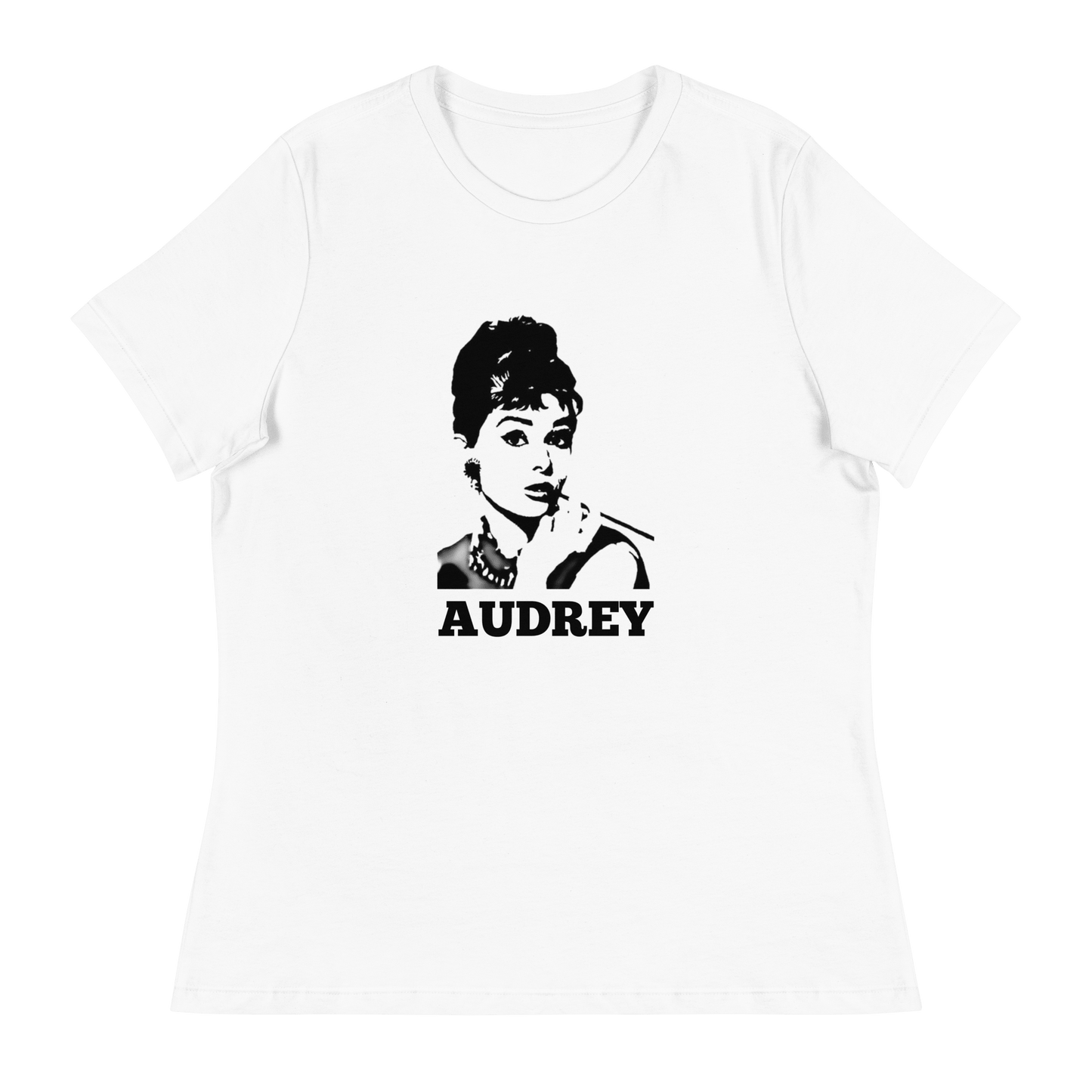 Audrey - Audrey Hepburn Women's Relaxed T-Shirt - Propaganda Department