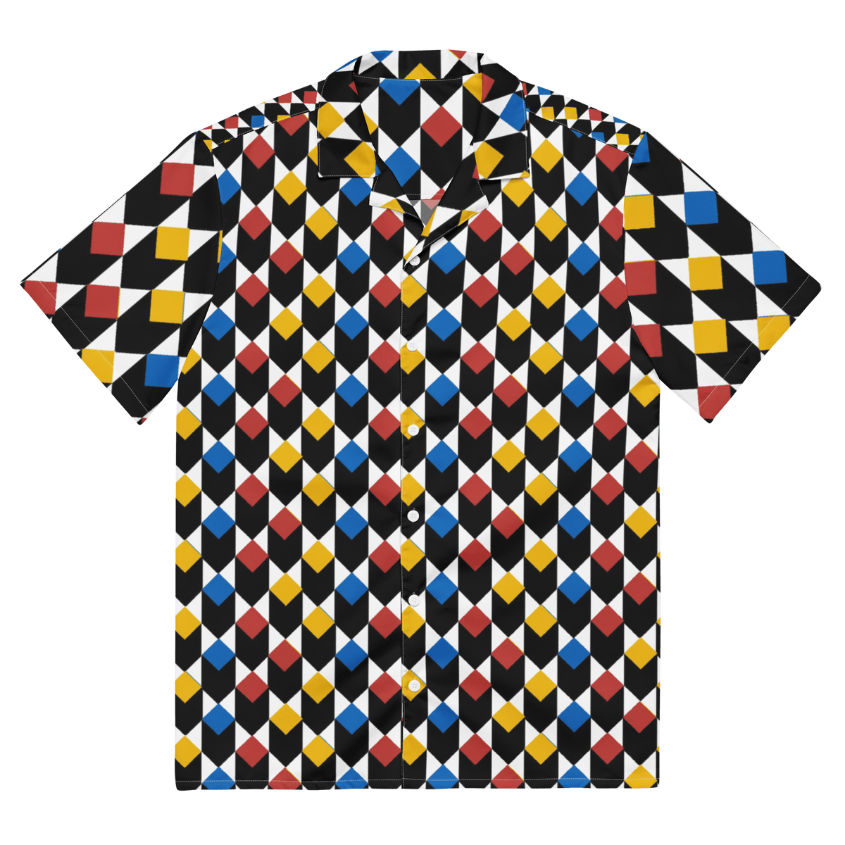 Bauhaus Art Movement Unisex Button Shirt