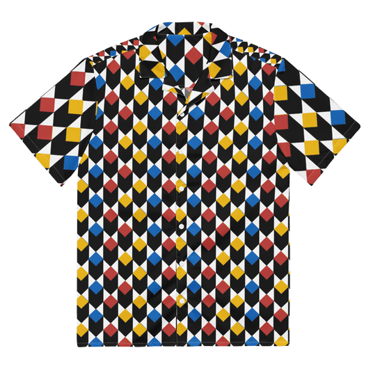 Bauhaus Art Movement Unisex Button Shirt