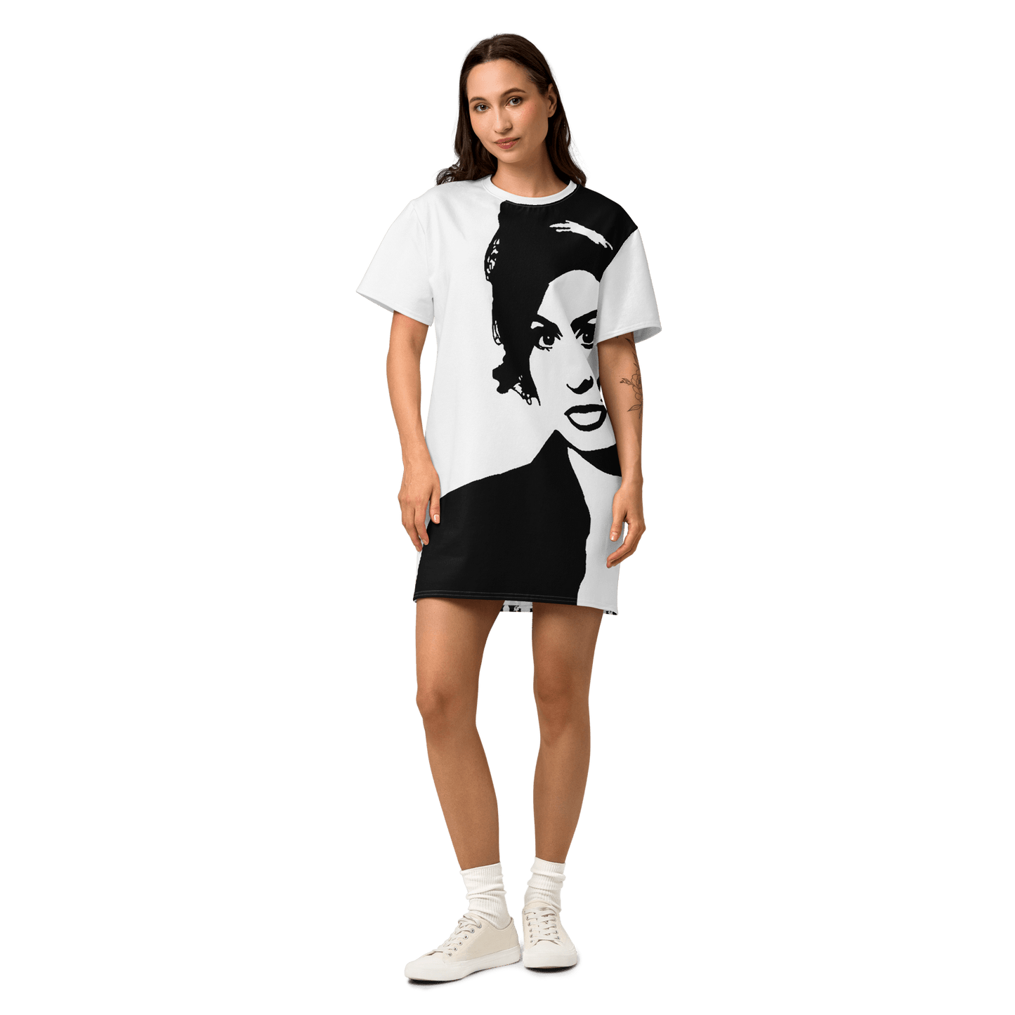 Be More Amy - Amy Winehouse Cotton t-shirt dress - Propaganda Department