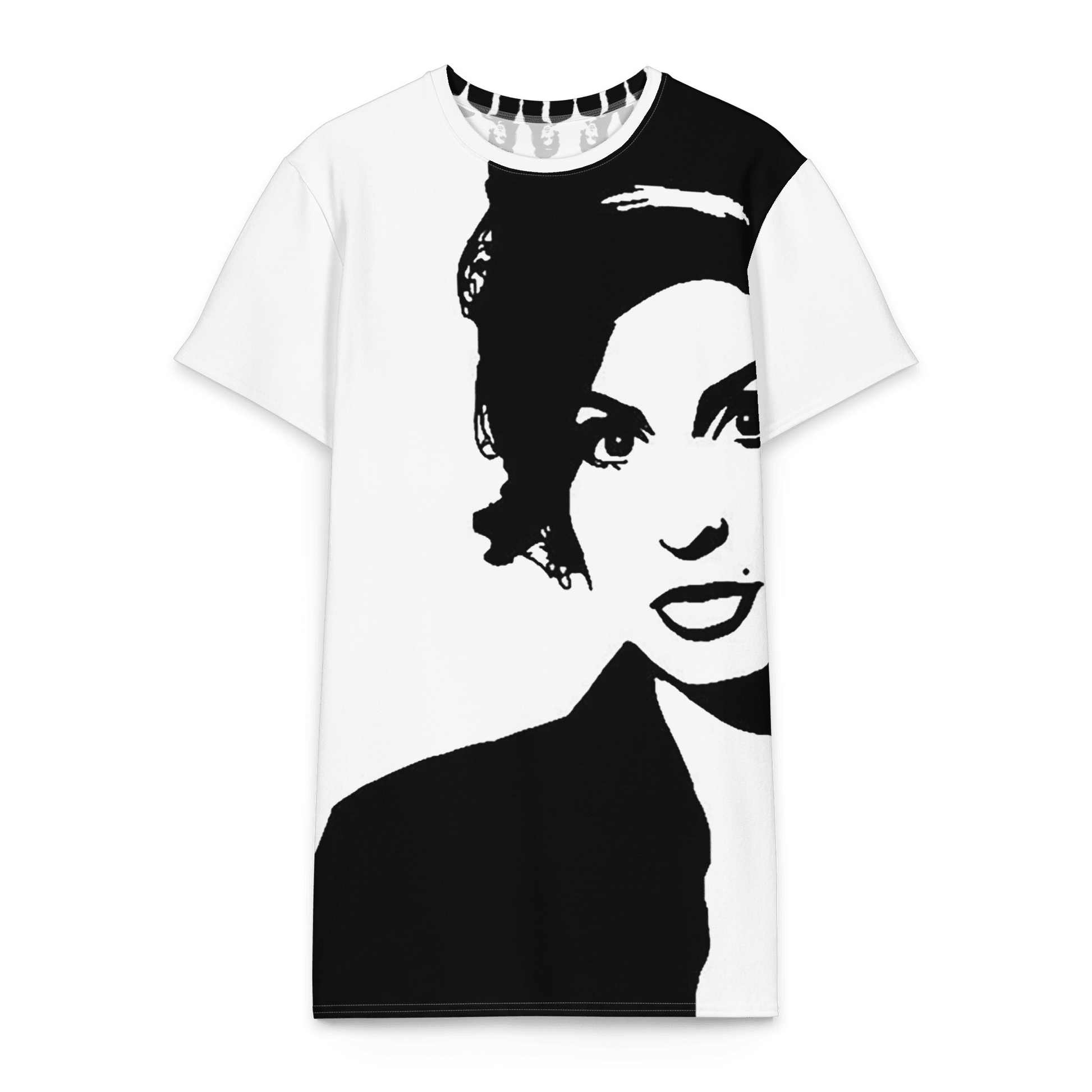Be More Amy Winehouse Cotton T-Shirt Dress