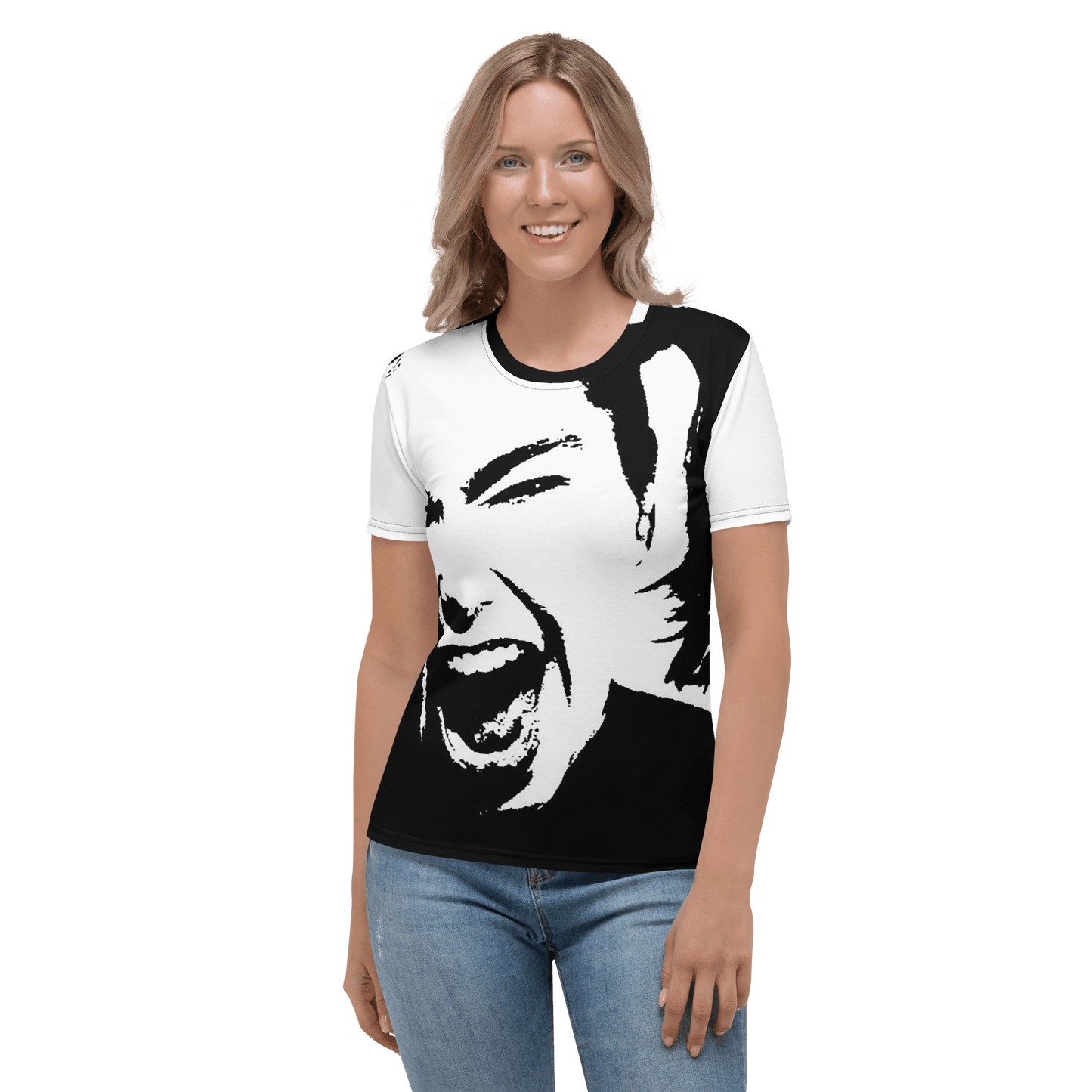 Be More Bjork - Björk Women's Crew Neck T-Shirt - Propaganda Department