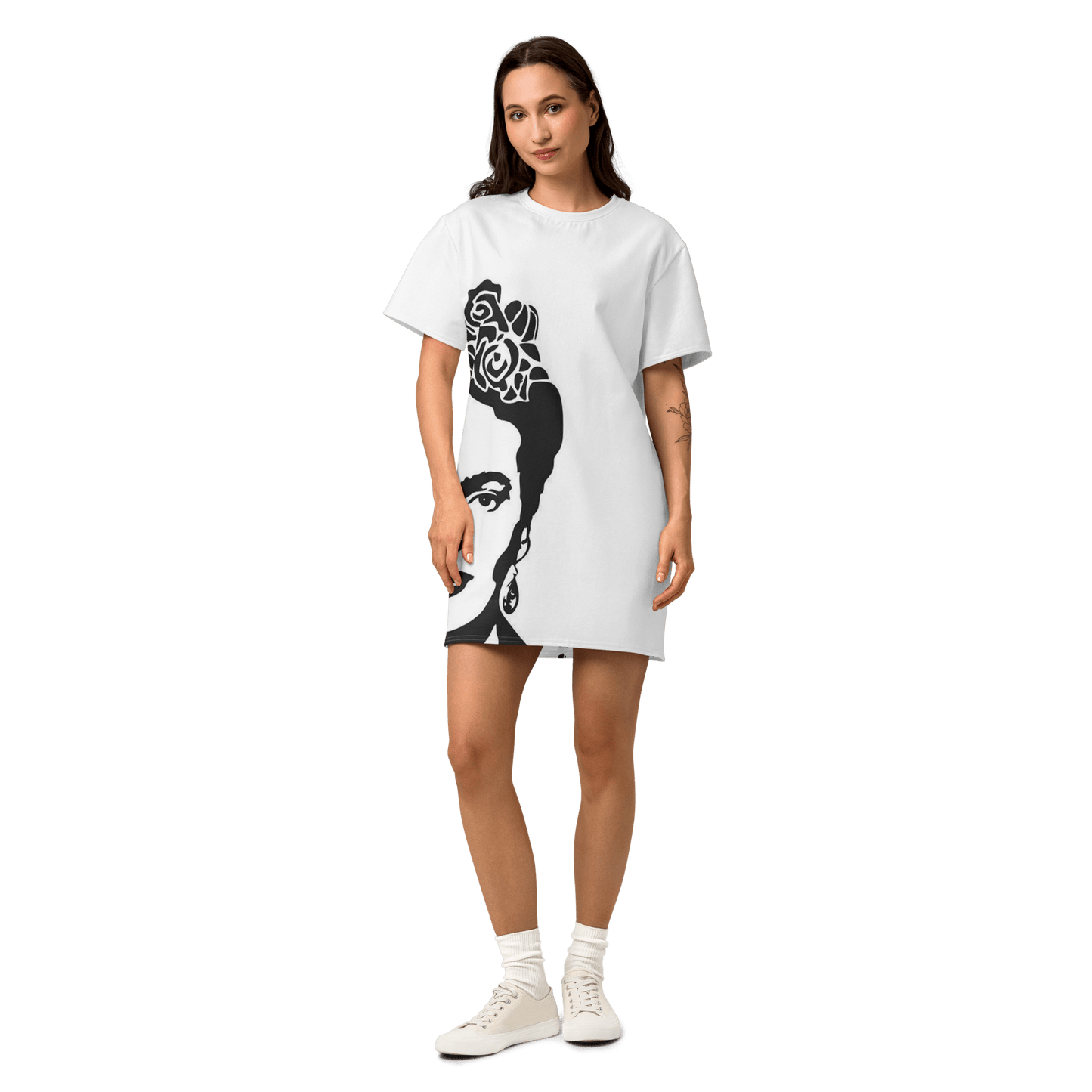 Be More Frida - Frida Kahlo Cotton t-shirt dress - Propaganda Department
