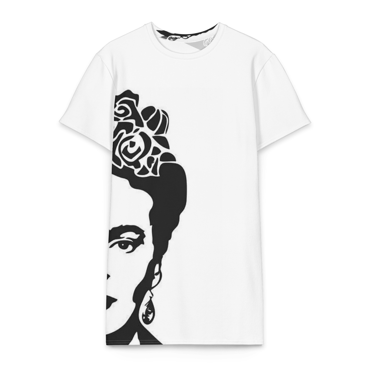 Be More Frida Kahlo Cotton T-Shirt Dress