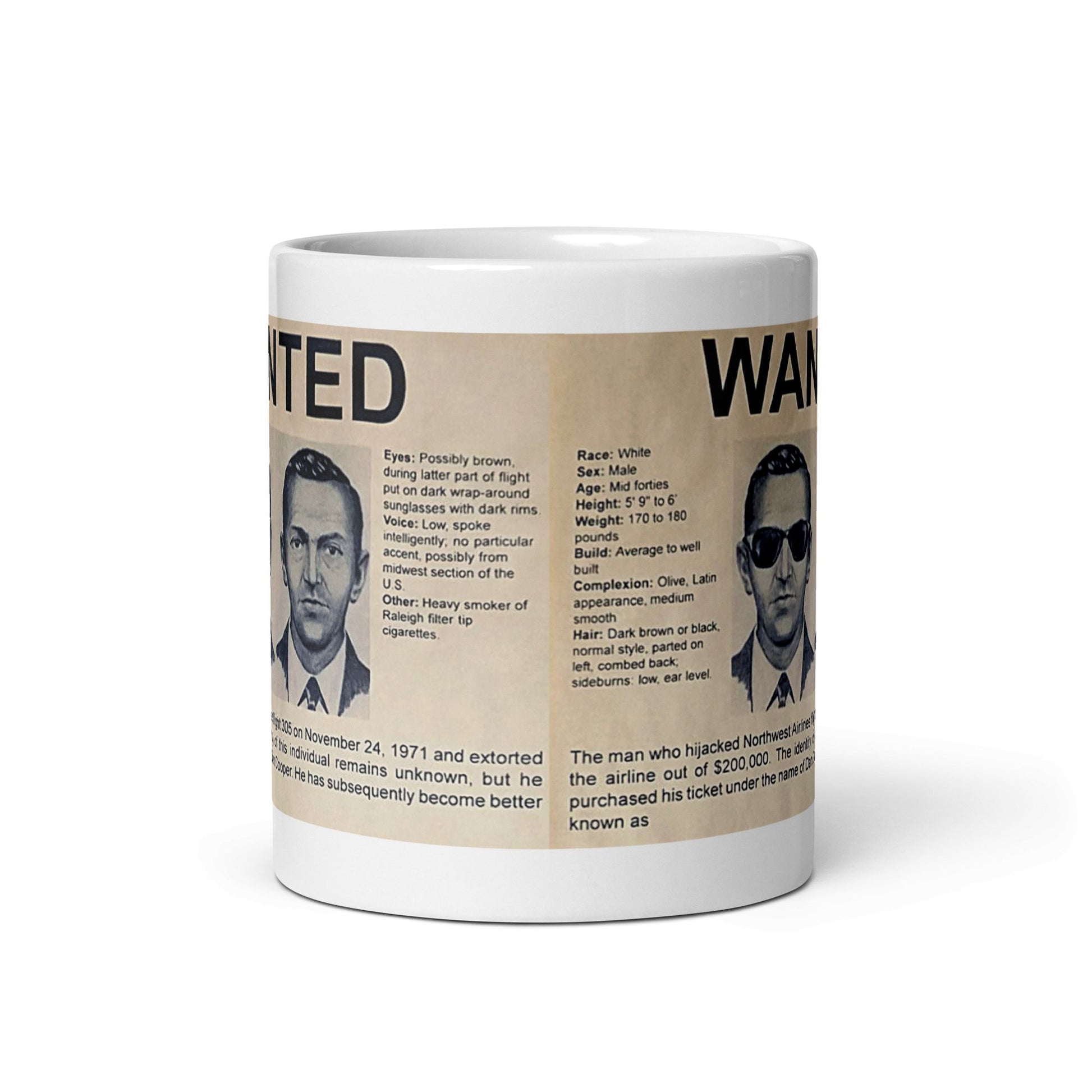 D.B. Cooper Wanted Poster Mug - Propaganda Department
