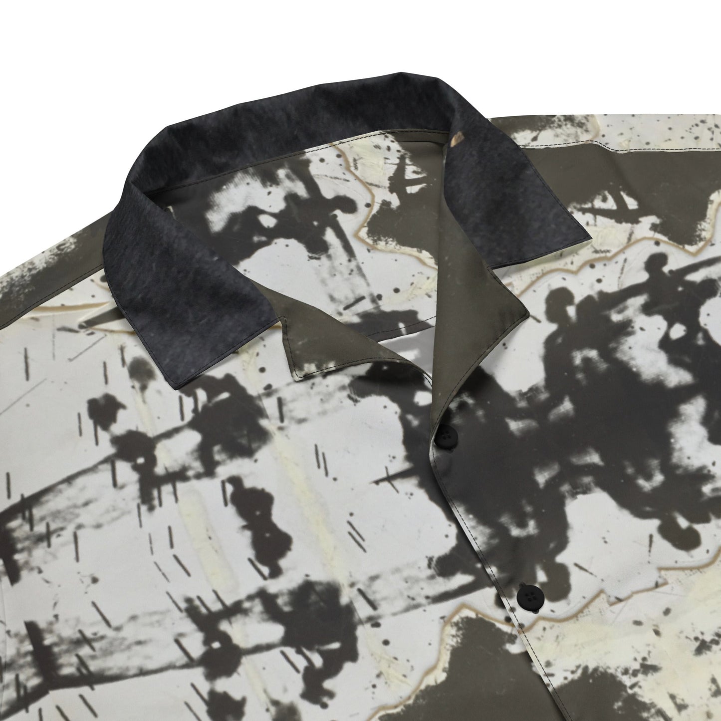 Peter Kennard Destruction Lines - Unisex button shirt - Propaganda Department