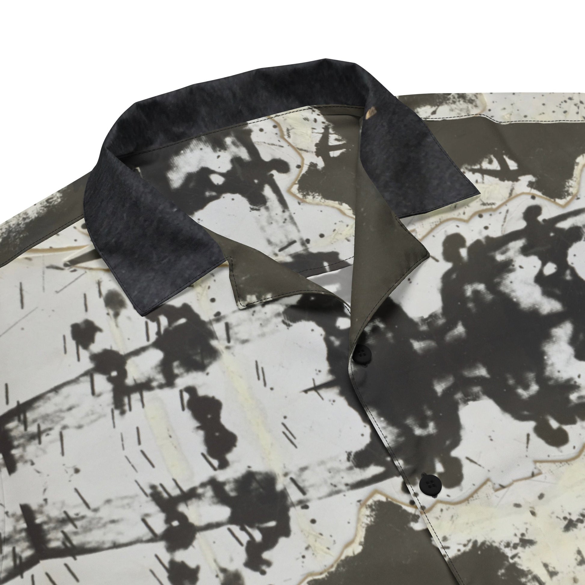 Peter Kennard Destruction Lines - Unisex button shirt - Propaganda Department