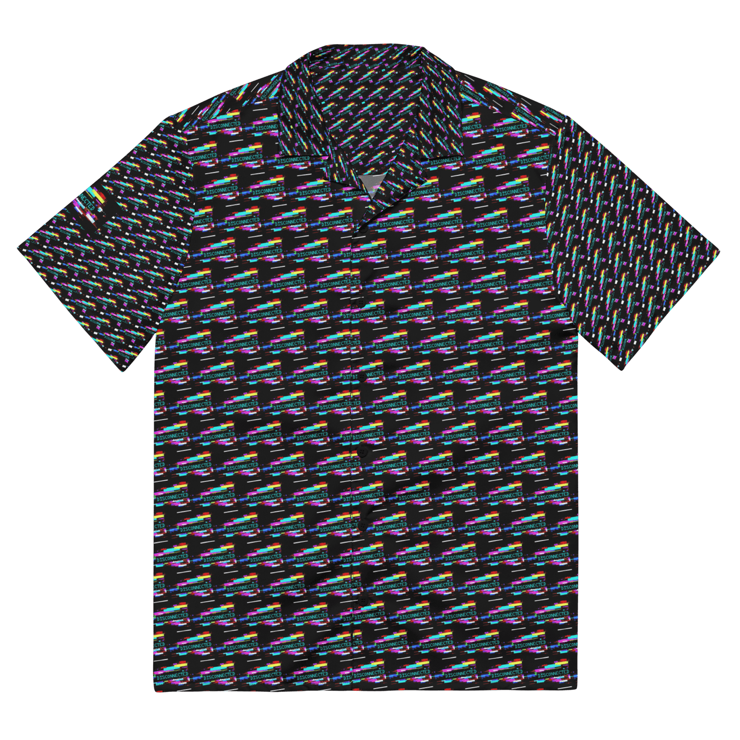 Disconnected - All - Over Print Unisex button shirt - Propaganda Department