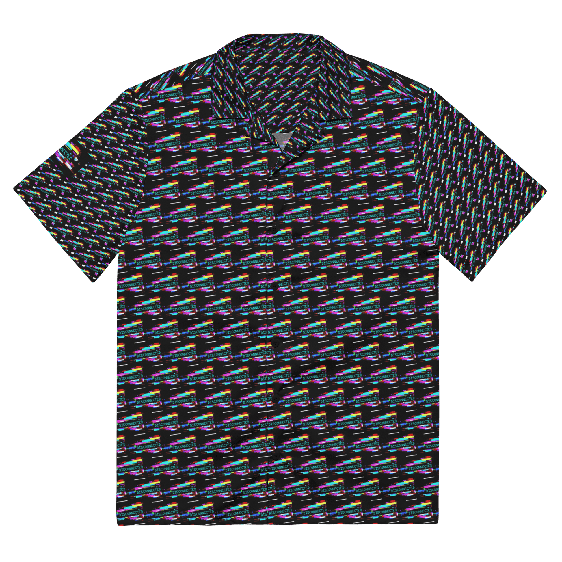 Disconnected - All - Over Print Unisex button shirt - Propaganda Department
