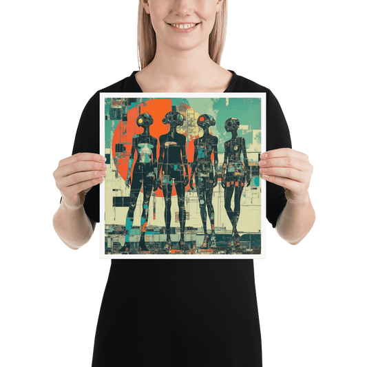 Electric Girls - Retro - future Print - Propaganda Department