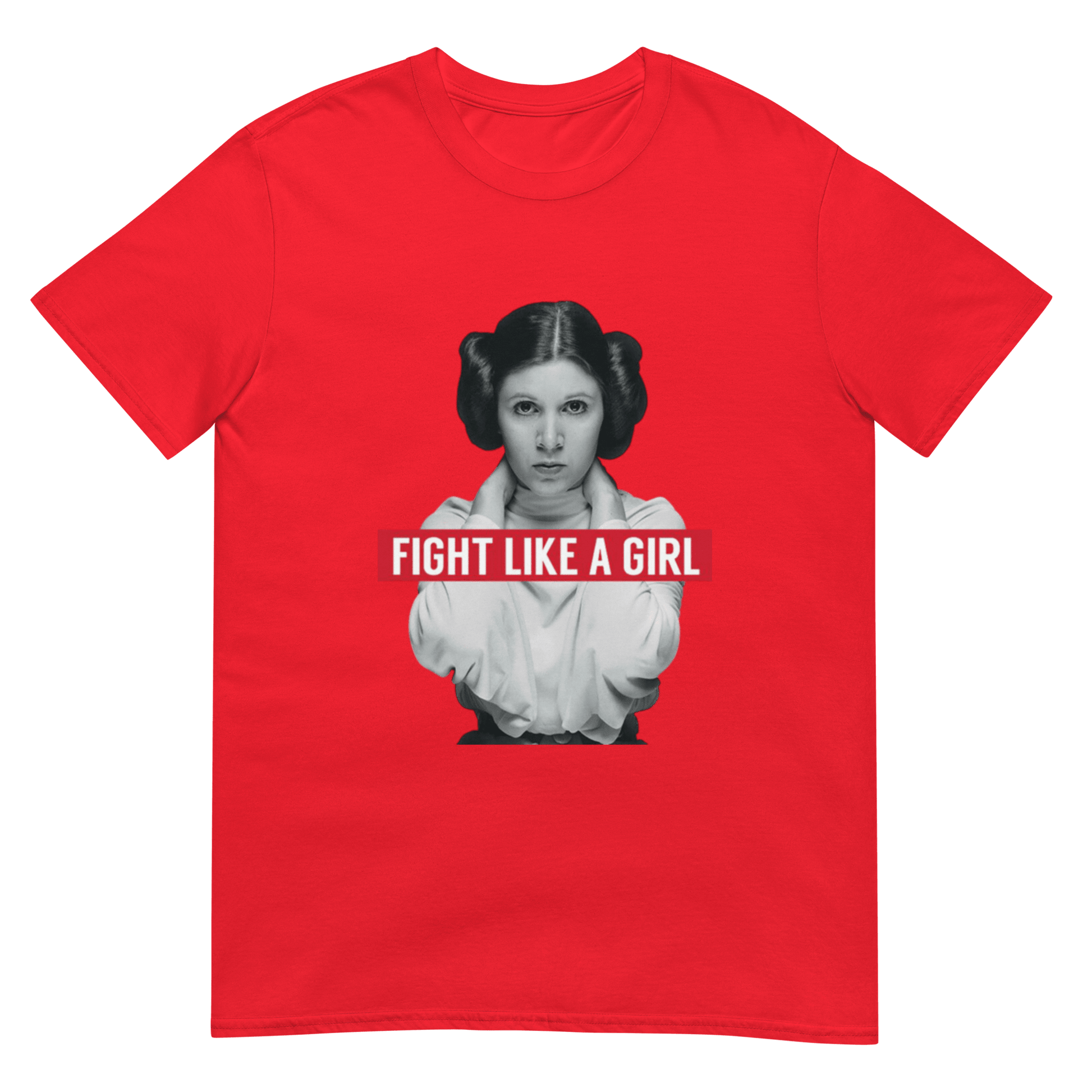 Fight Like a Girl Princess Leia Political T-Shirt