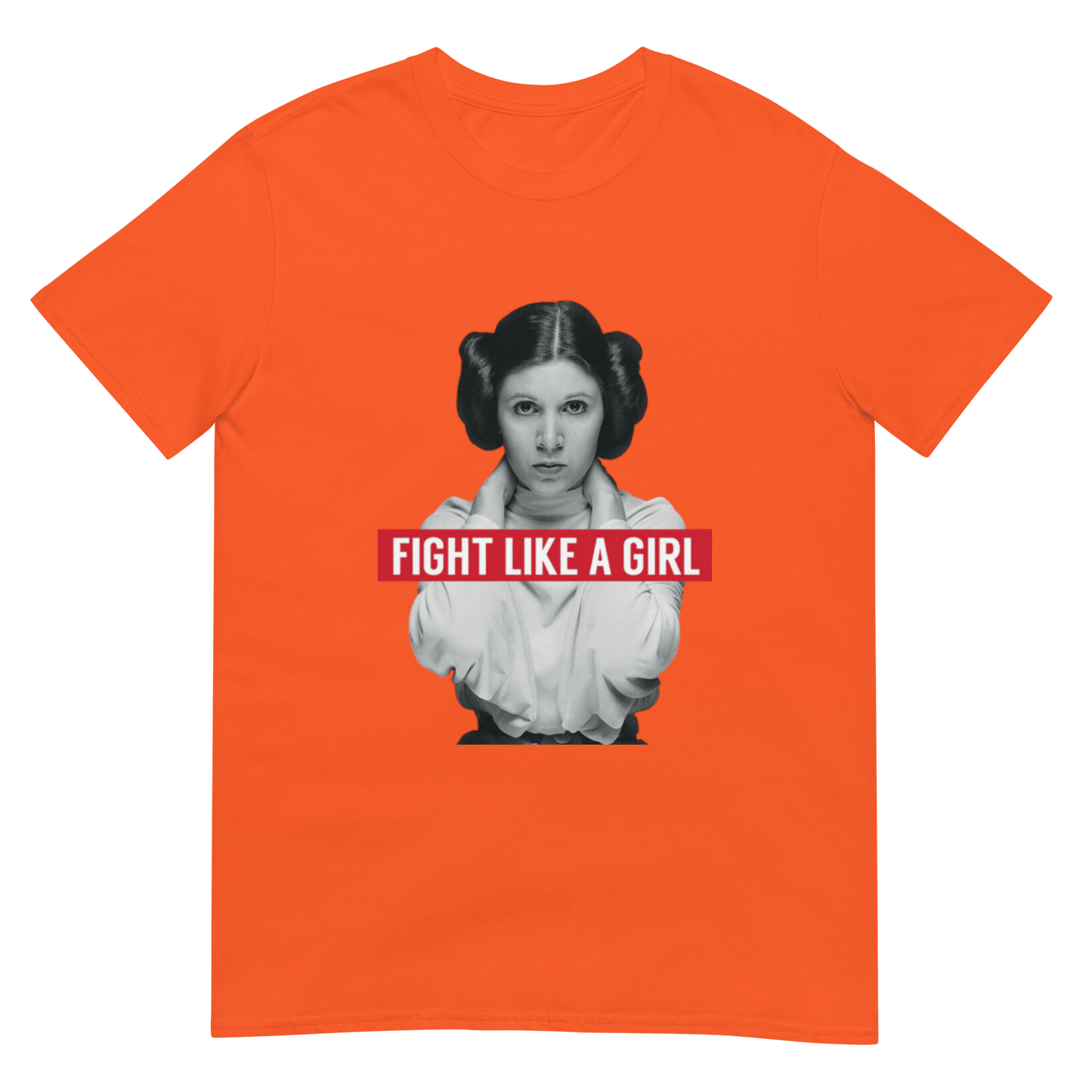 Fight Like a Girl - Princess Leia Short-Sleeve Unisex T-Shirt - Propaganda Department