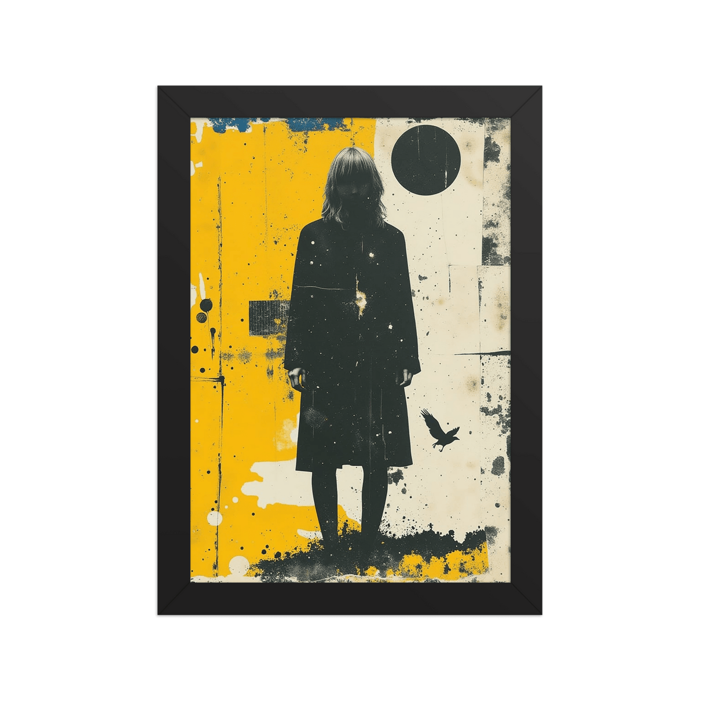 Freedom themed Partisan Faction framed print, political wall art, Pen vs Sword