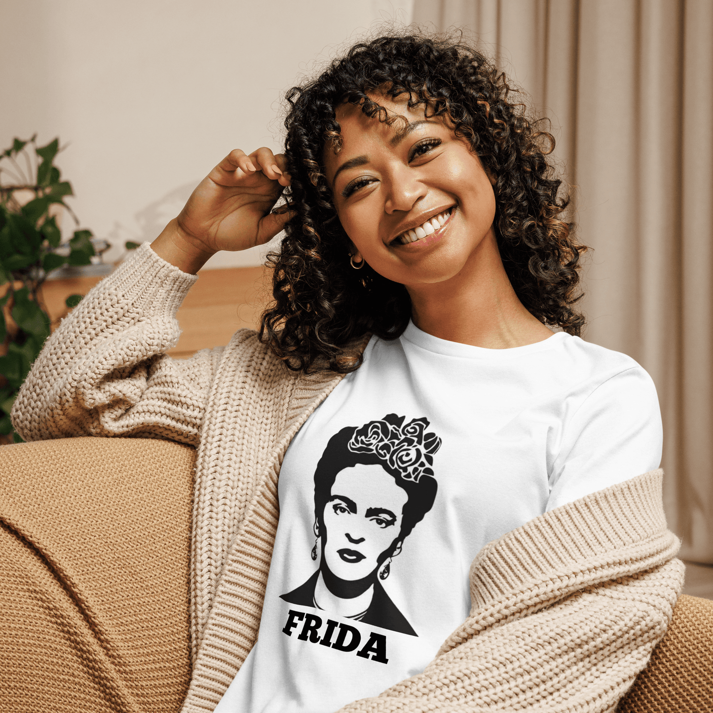 Frida - Frida Kahlo Women's Relaxed T-Shirt - Propaganda Department