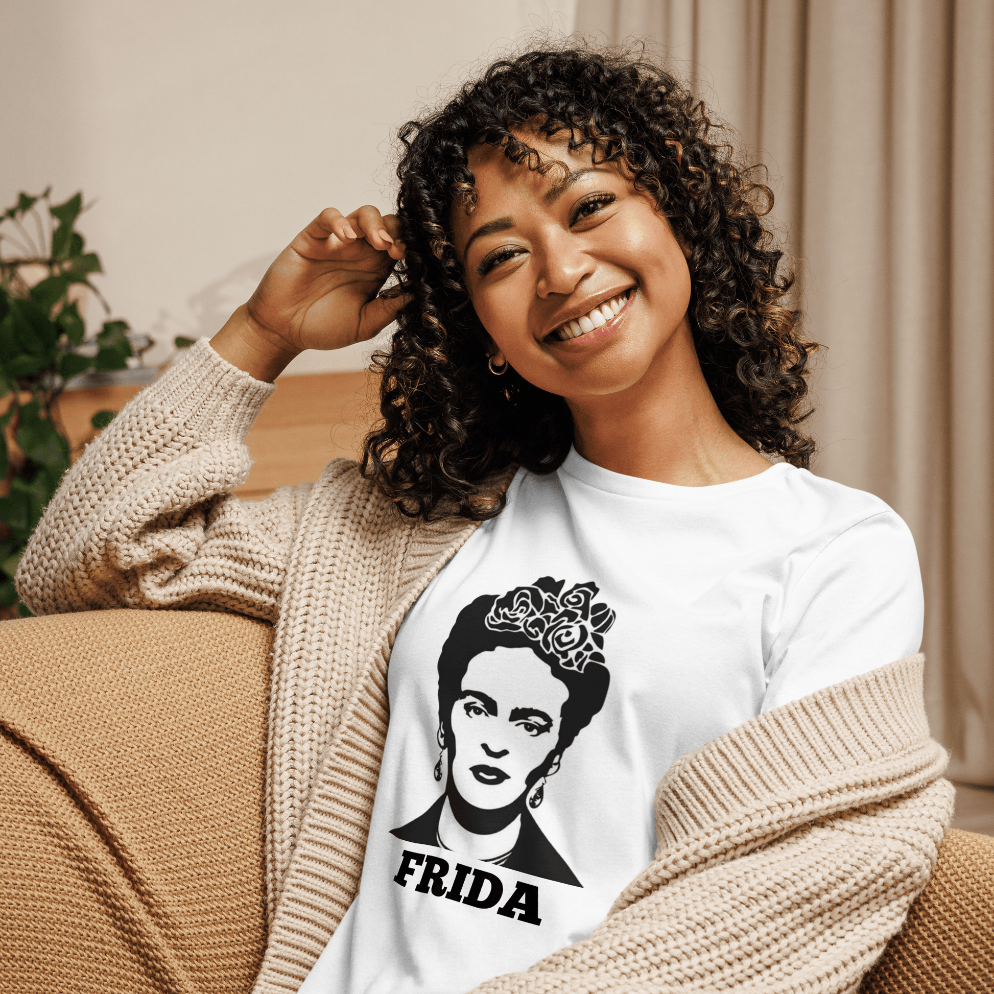Frida - Frida Kahlo Women's Relaxed T-Shirt - Propaganda Department