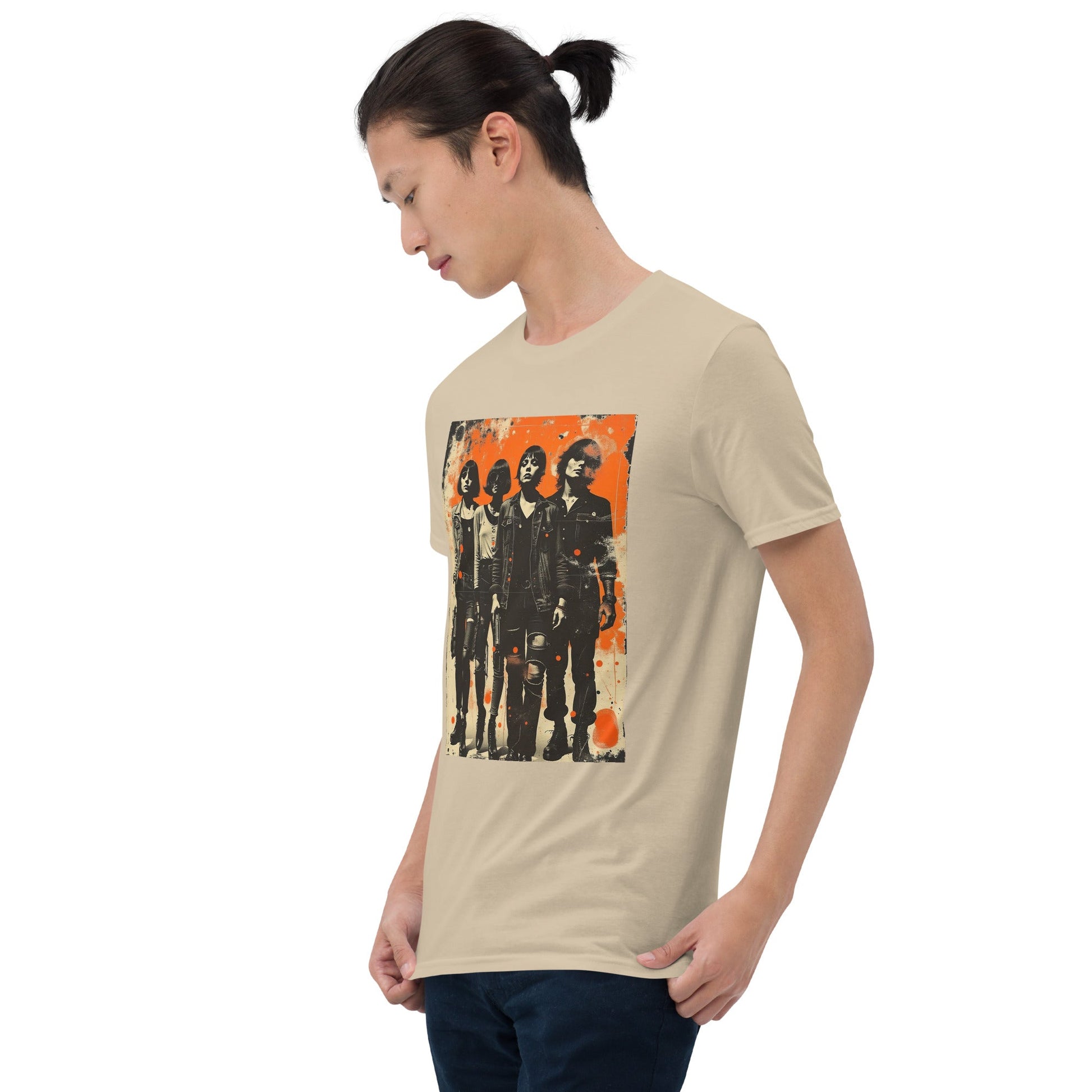 Guns Don't Kill People unisex t-shirt v3, satirical protest fashion, Pen vs Sword