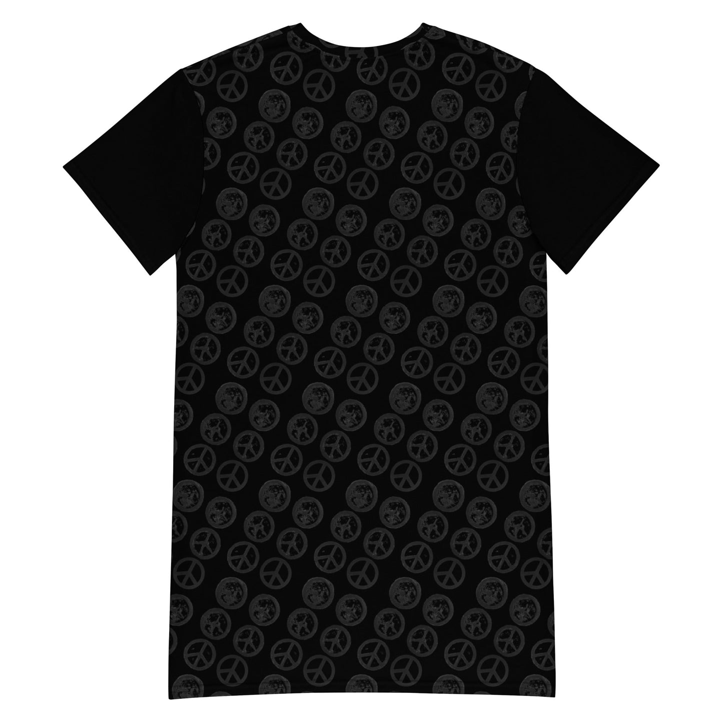 Peter Kennard Hiroshima Clock Black T-Shirt Dress - Propaganda Department