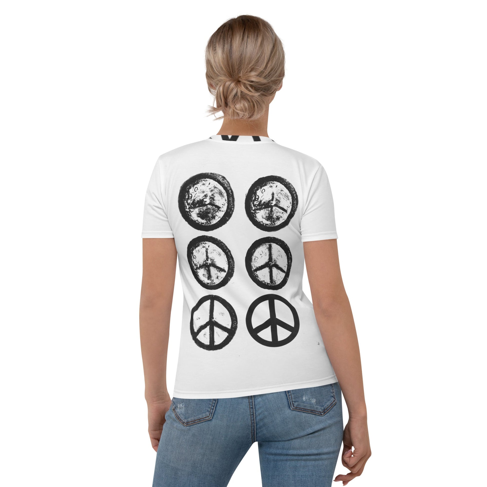 Hiroshima Clock - White All - Over Print Women's T-shirt - Propaganda Department