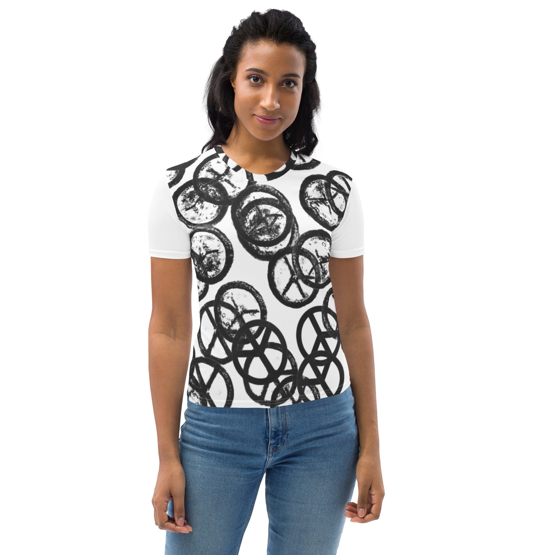 Hiroshima Clock - White All - Over Print Women's T-shirt - Propaganda Department