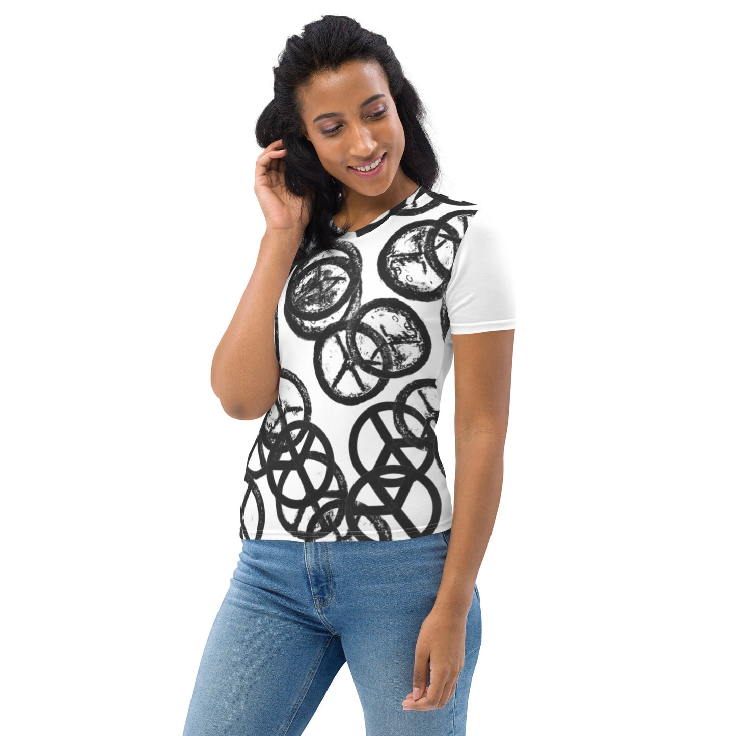 Hiroshima Clock - White All - Over Print Women's T-shirt - Propaganda Department