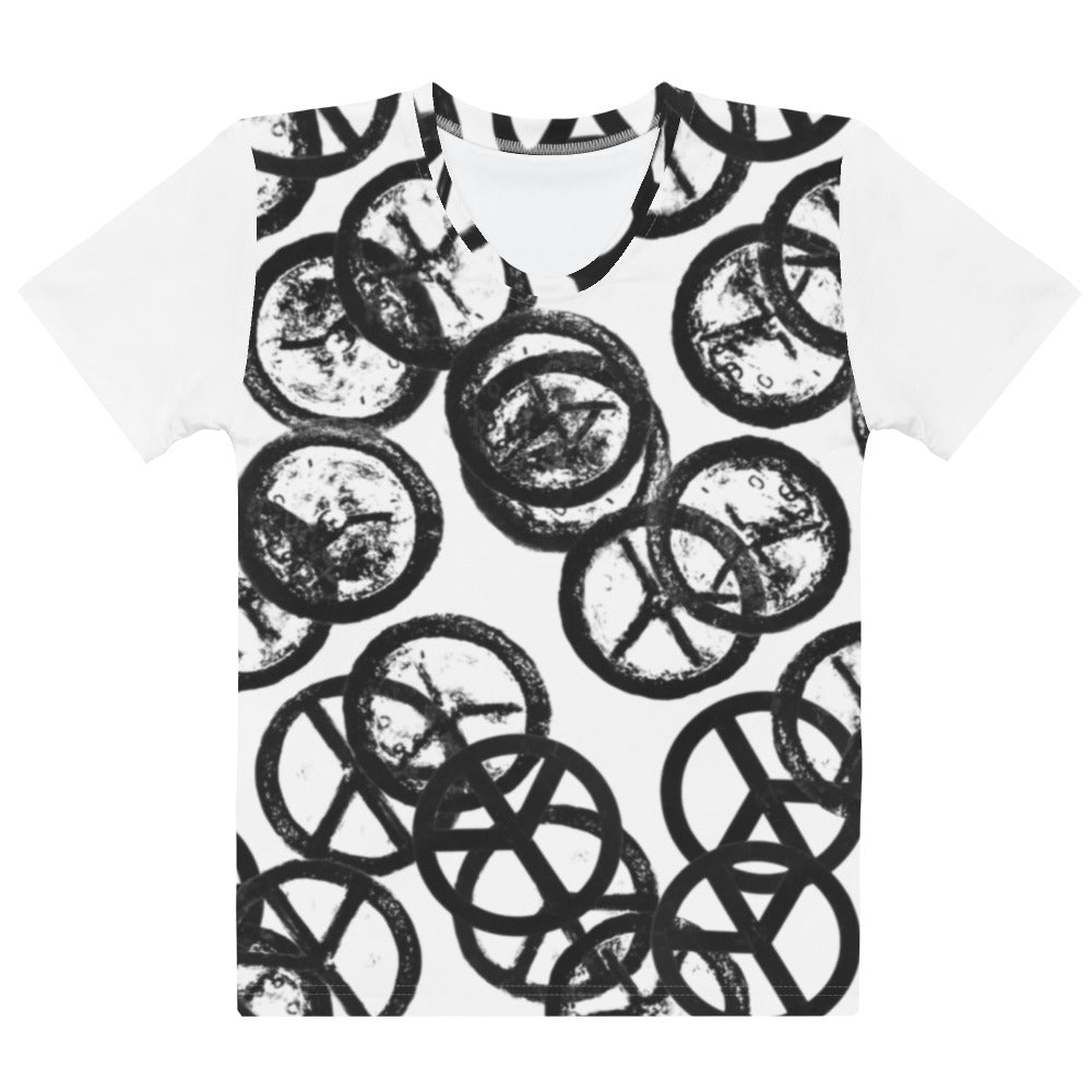 Hiroshima Clock - White All - Over Print Women's T-shirt - Propaganda Department