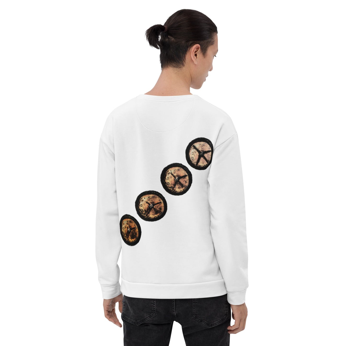 Hiroshima Watch - White Unisex Sweatshirt - Propaganda Department
