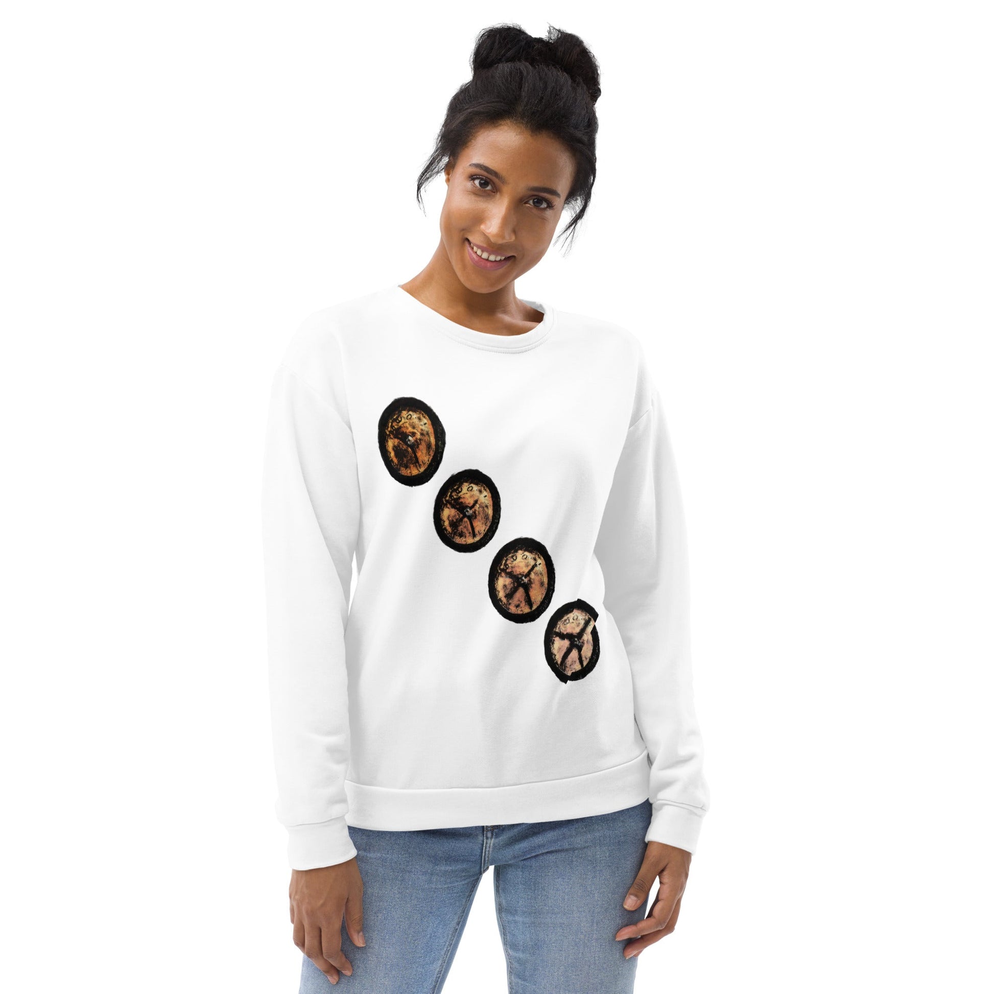Hiroshima Watch - White Unisex Sweatshirt - Propaganda Department
