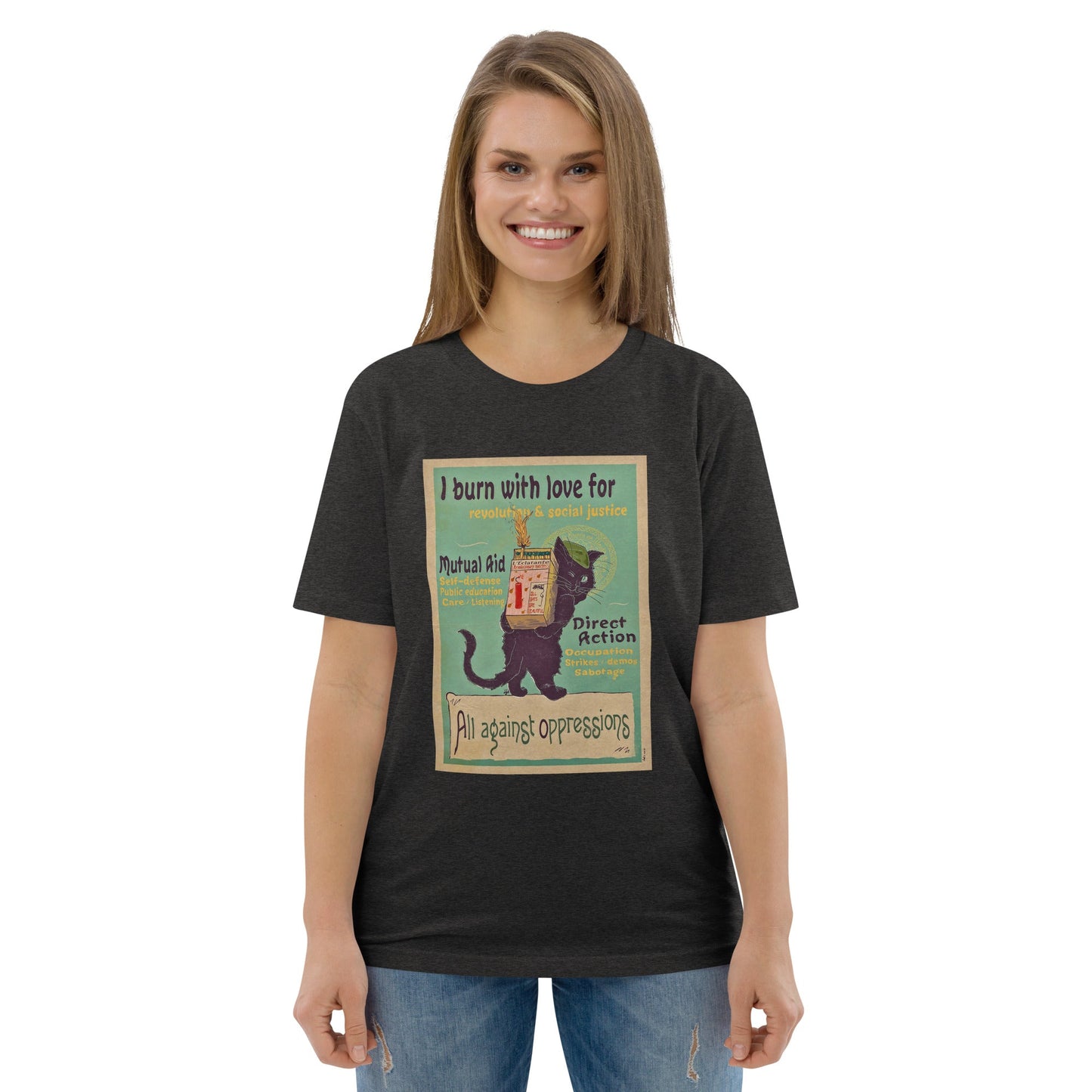 I Burn With Love - Unisex organic cotton t-shirt - Propaganda Department
