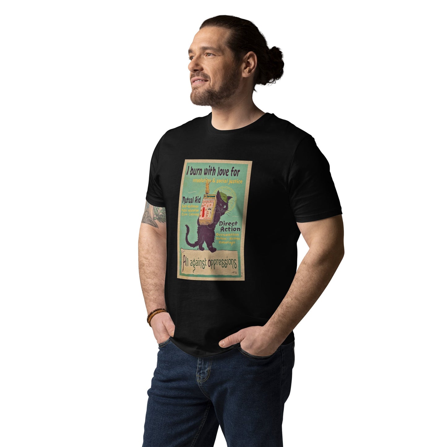 I Burn With Love - Unisex organic cotton t-shirt - Propaganda Department