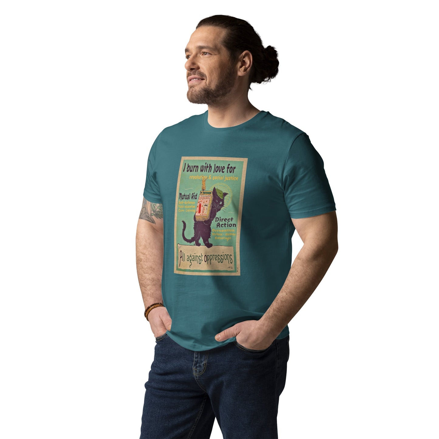 I Burn With Love - Unisex organic cotton t-shirt - Propaganda Department