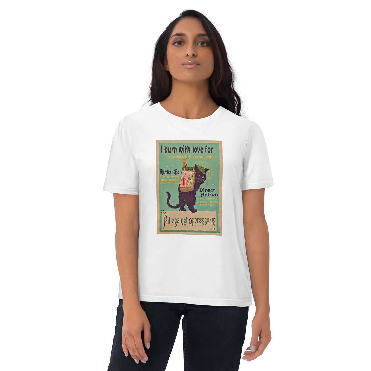 I Burn With Love - Unisex organic cotton t-shirt - Propaganda Department
