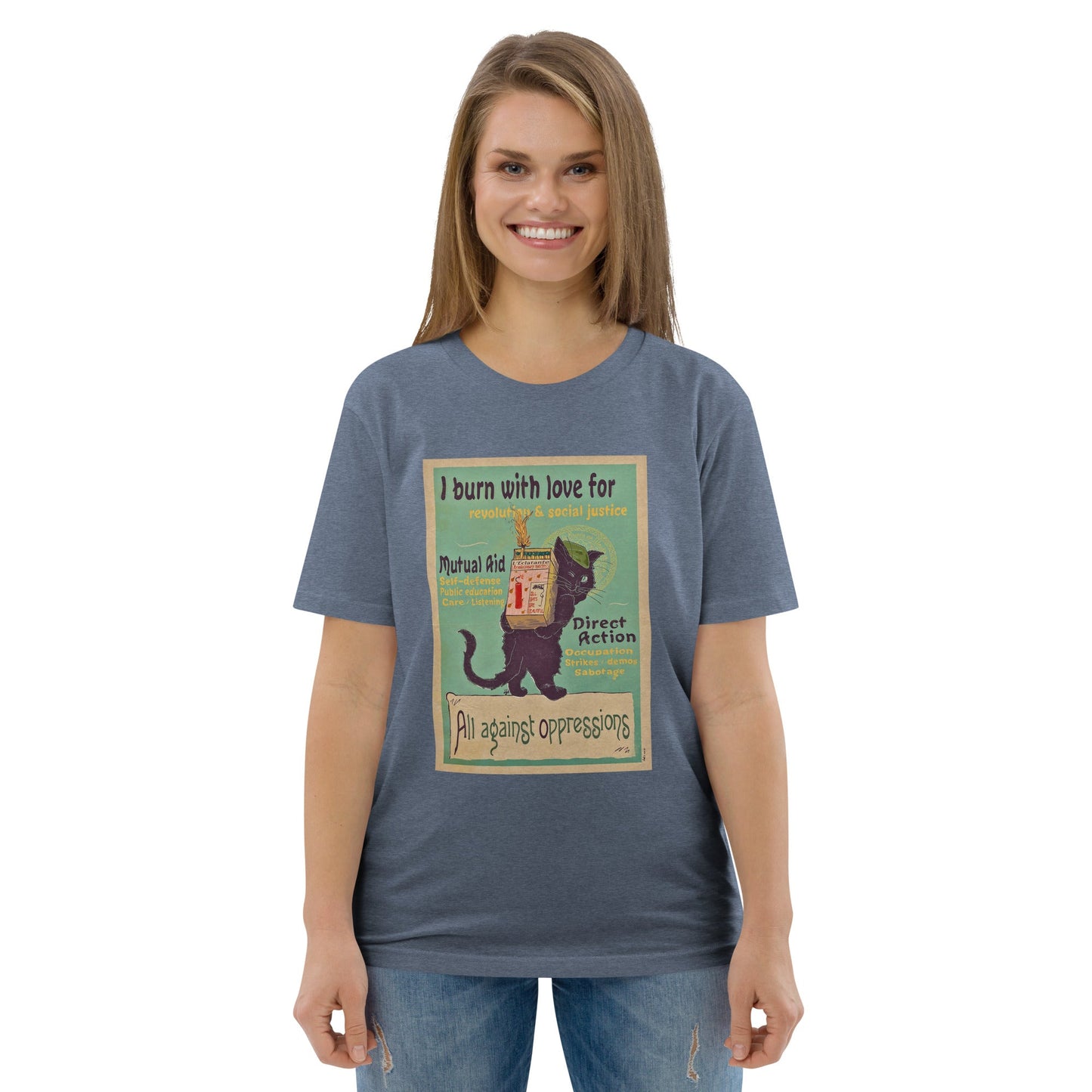 I Burn With Love - Unisex organic cotton t-shirt - Propaganda Department
