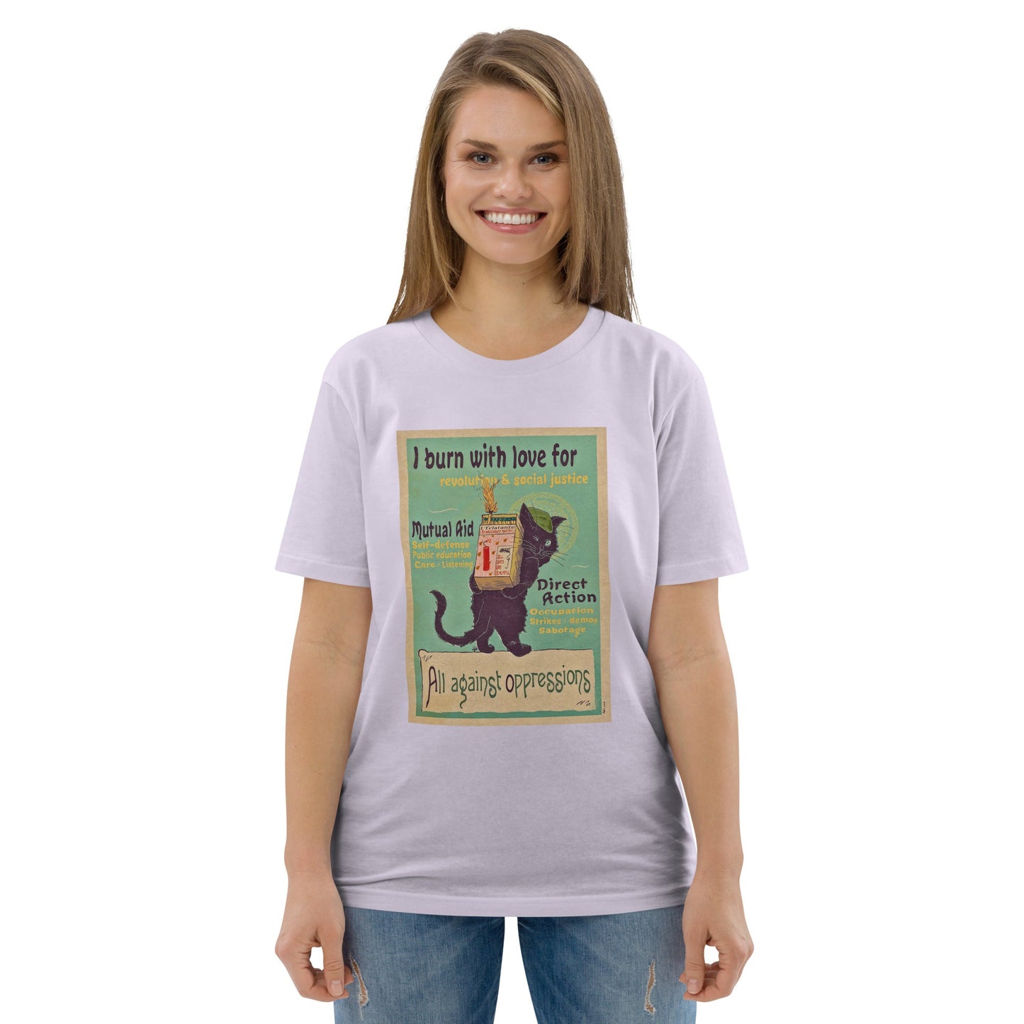 I Burn With Love - Unisex organic cotton t-shirt - Propaganda Department