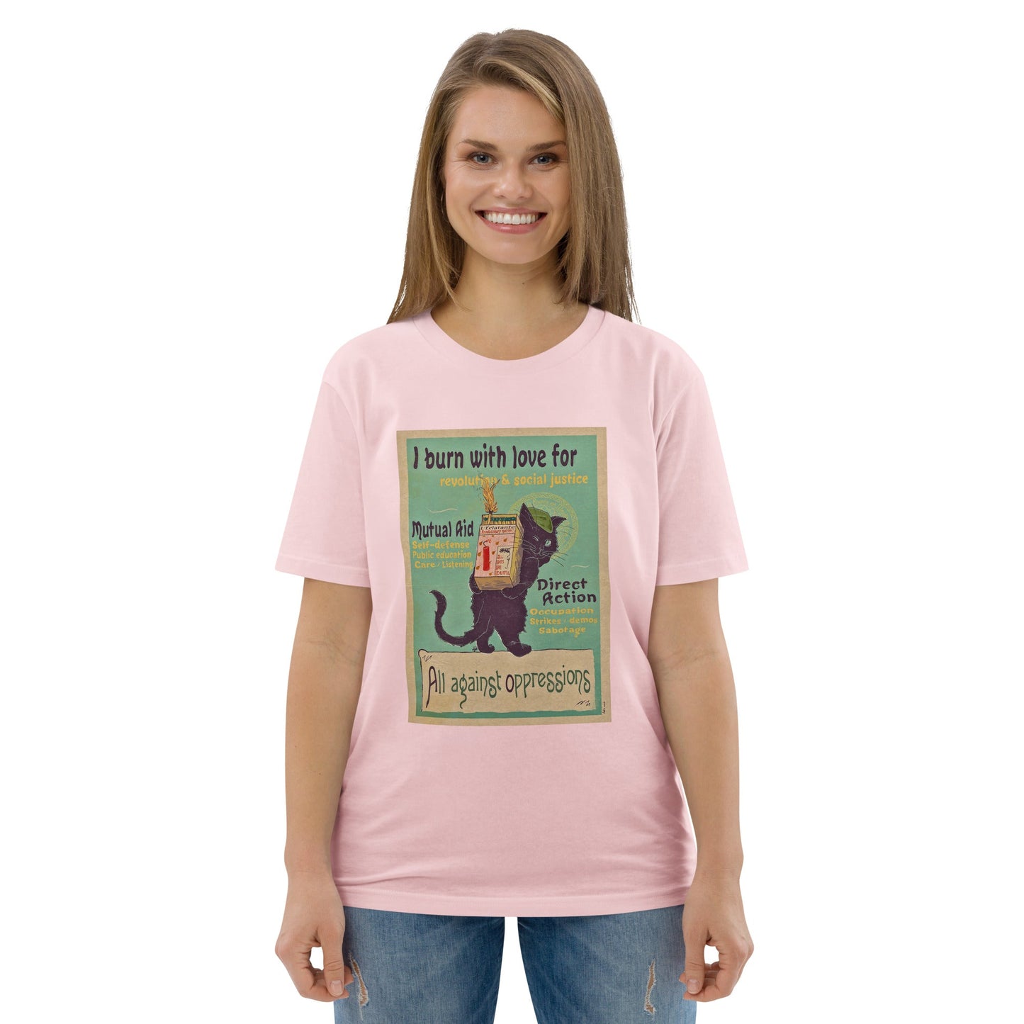 I Burn With Love - Unisex organic cotton t-shirt - Propaganda Department