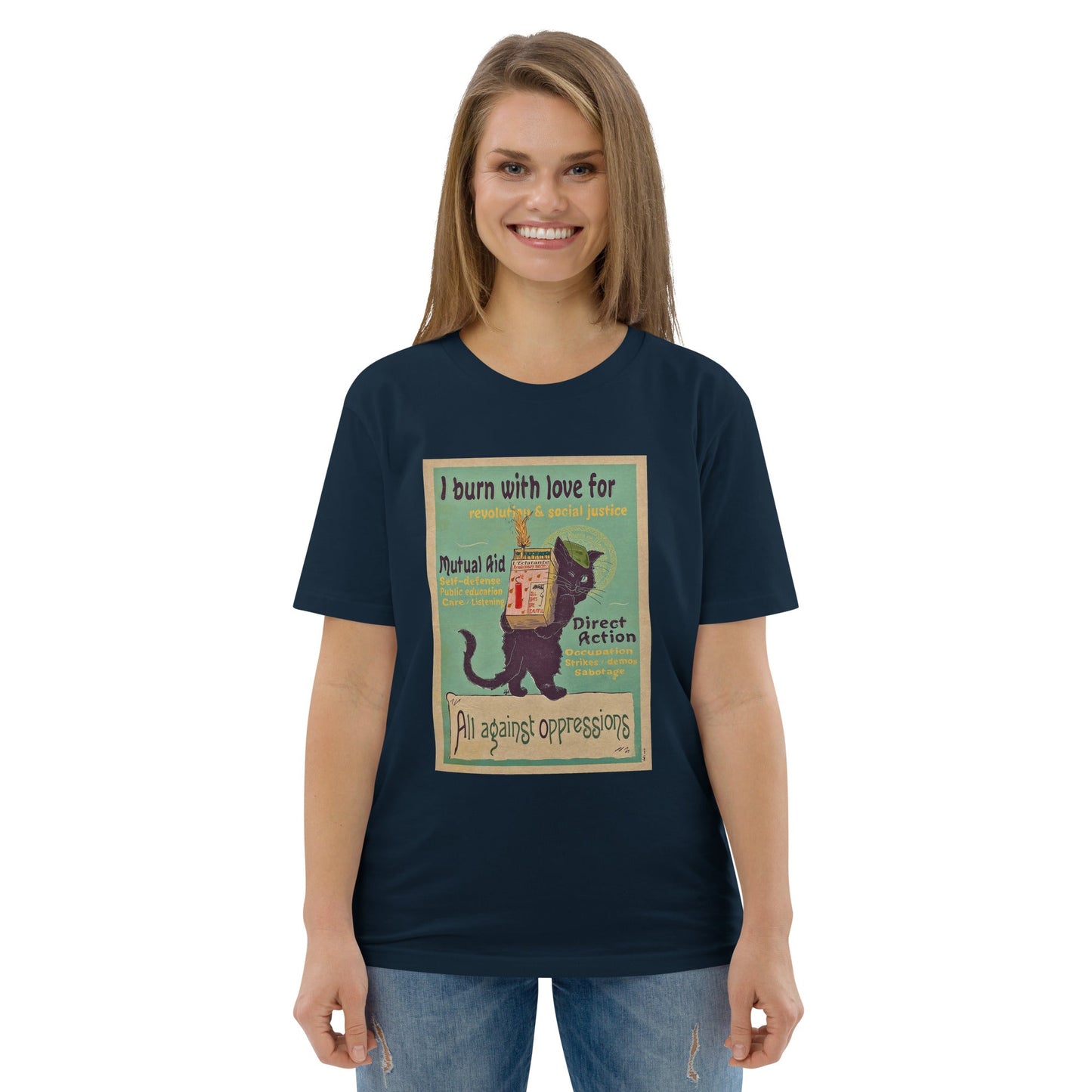 I Burn With Love - Unisex organic cotton t-shirt - Propaganda Department