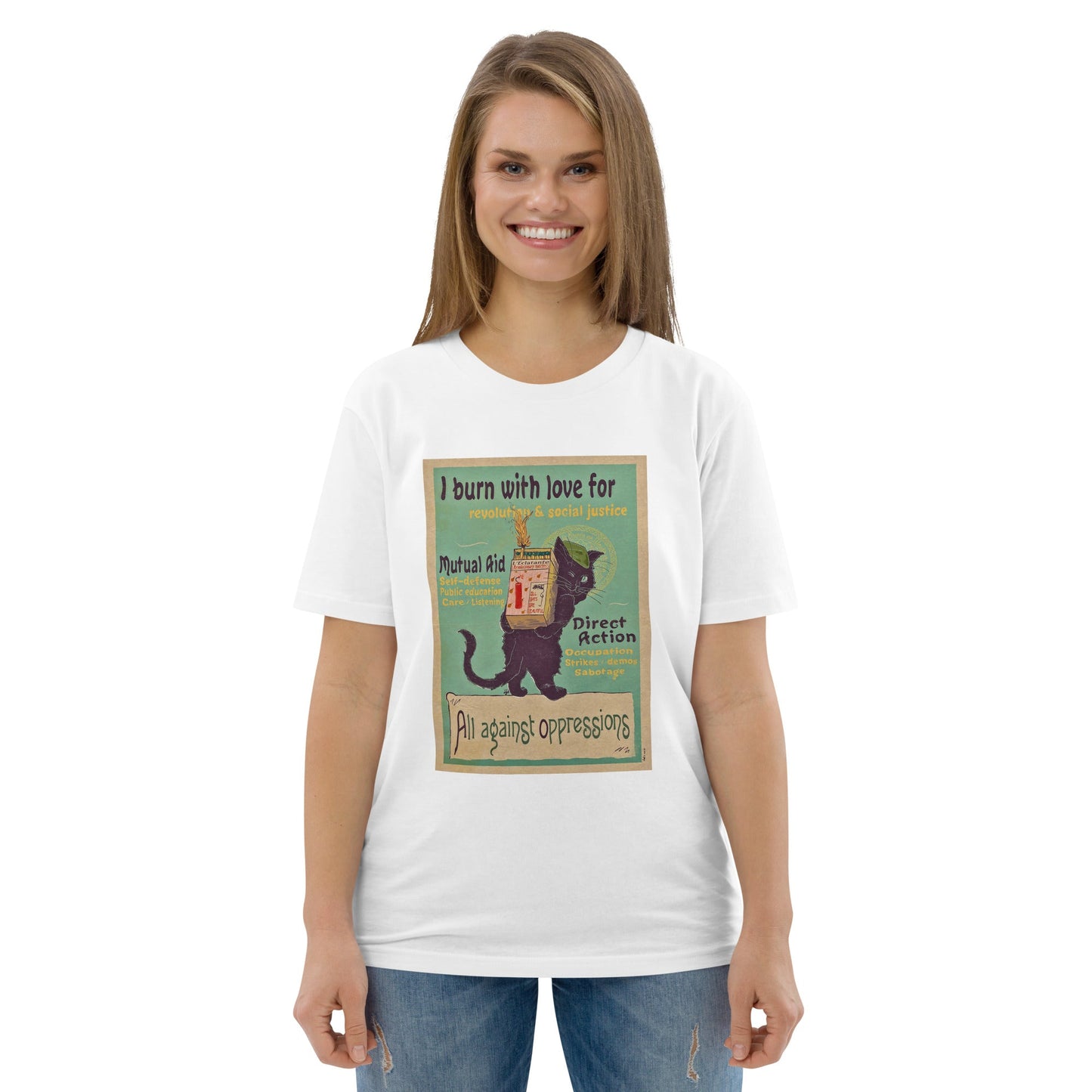 I Burn With Love - Unisex organic cotton t-shirt - Propaganda Department