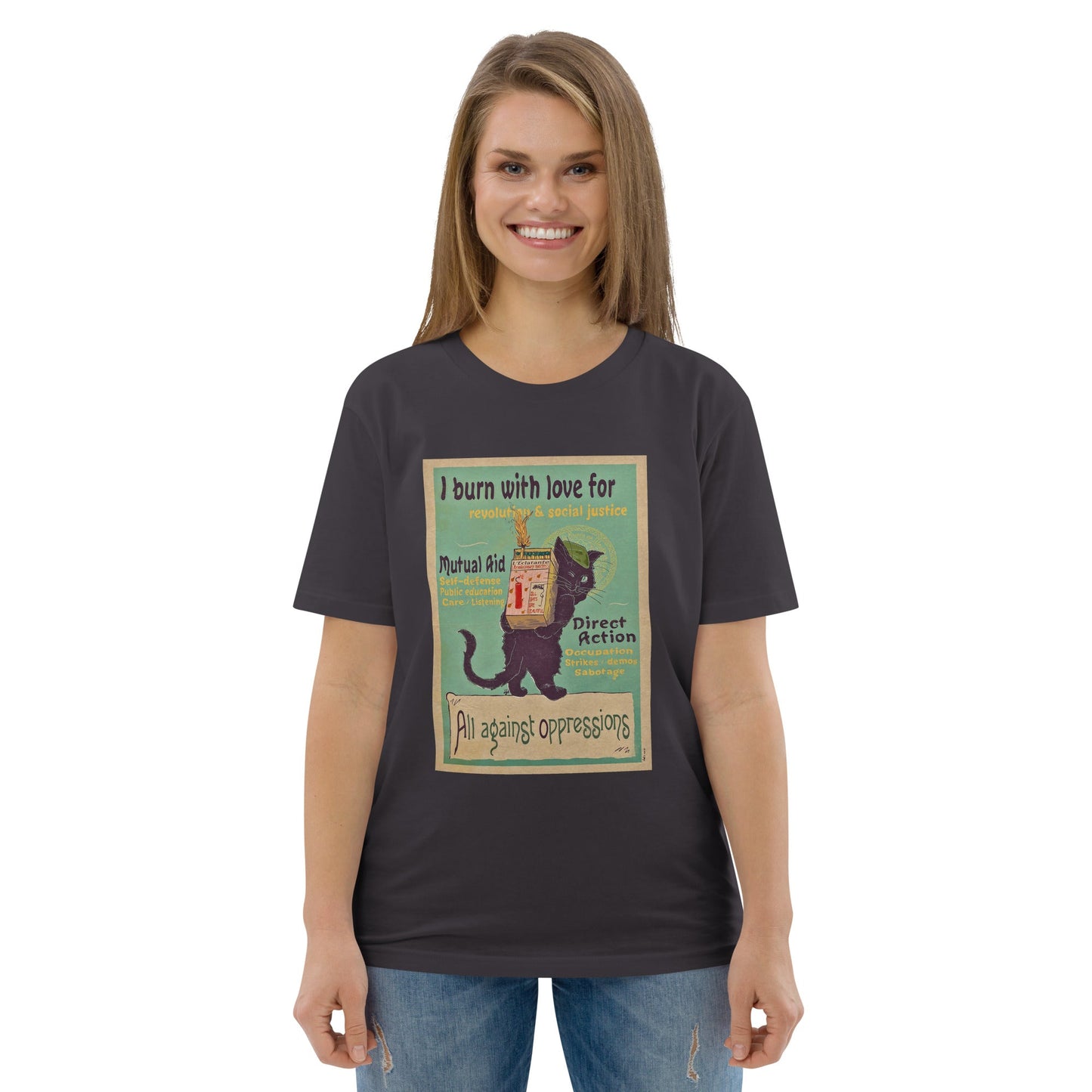 I Burn With Love - Unisex organic cotton t-shirt - Propaganda Department