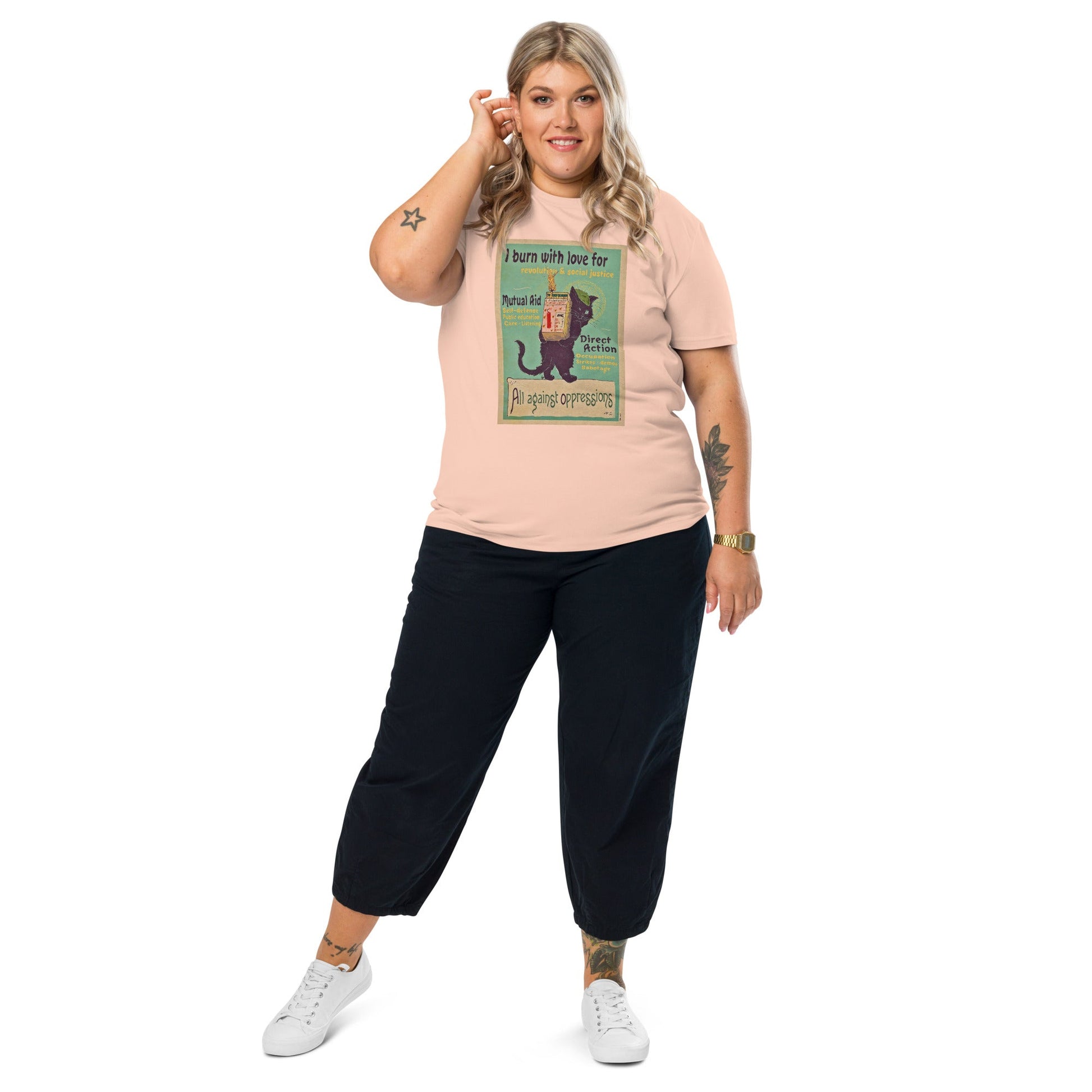 I Burn With Love - Unisex organic cotton t-shirt - Propaganda Department
