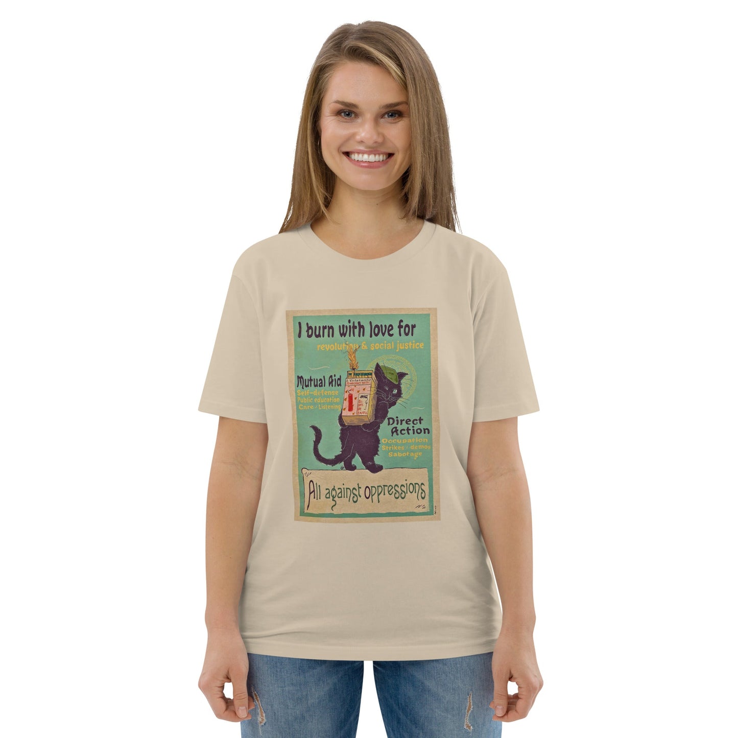 I Burn With Love - Unisex organic cotton t-shirt - Propaganda Department