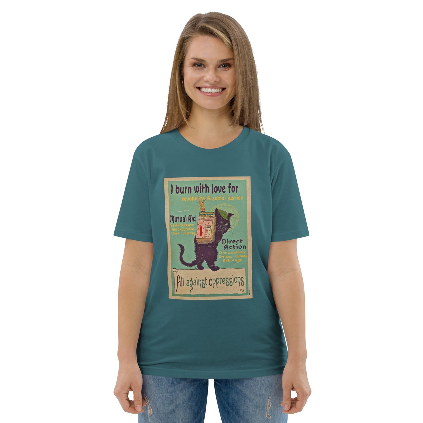 I Burn With Love - Unisex organic cotton t-shirt - Propaganda Department