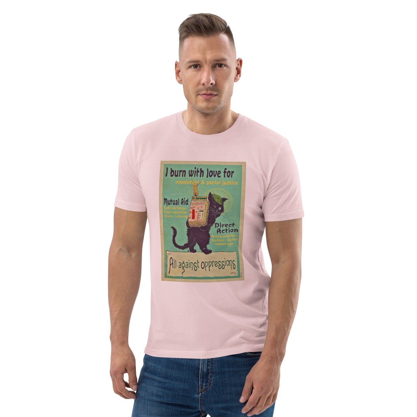 I Burn With Love - Unisex organic cotton t-shirt - Propaganda Department