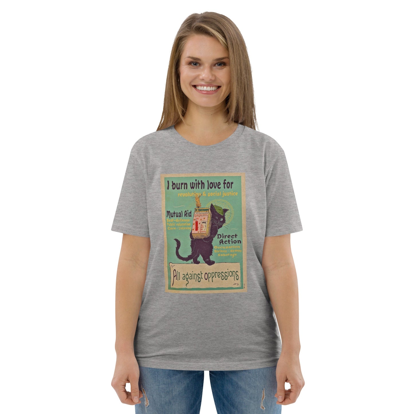 I Burn With Love - Unisex organic cotton t-shirt - Propaganda Department